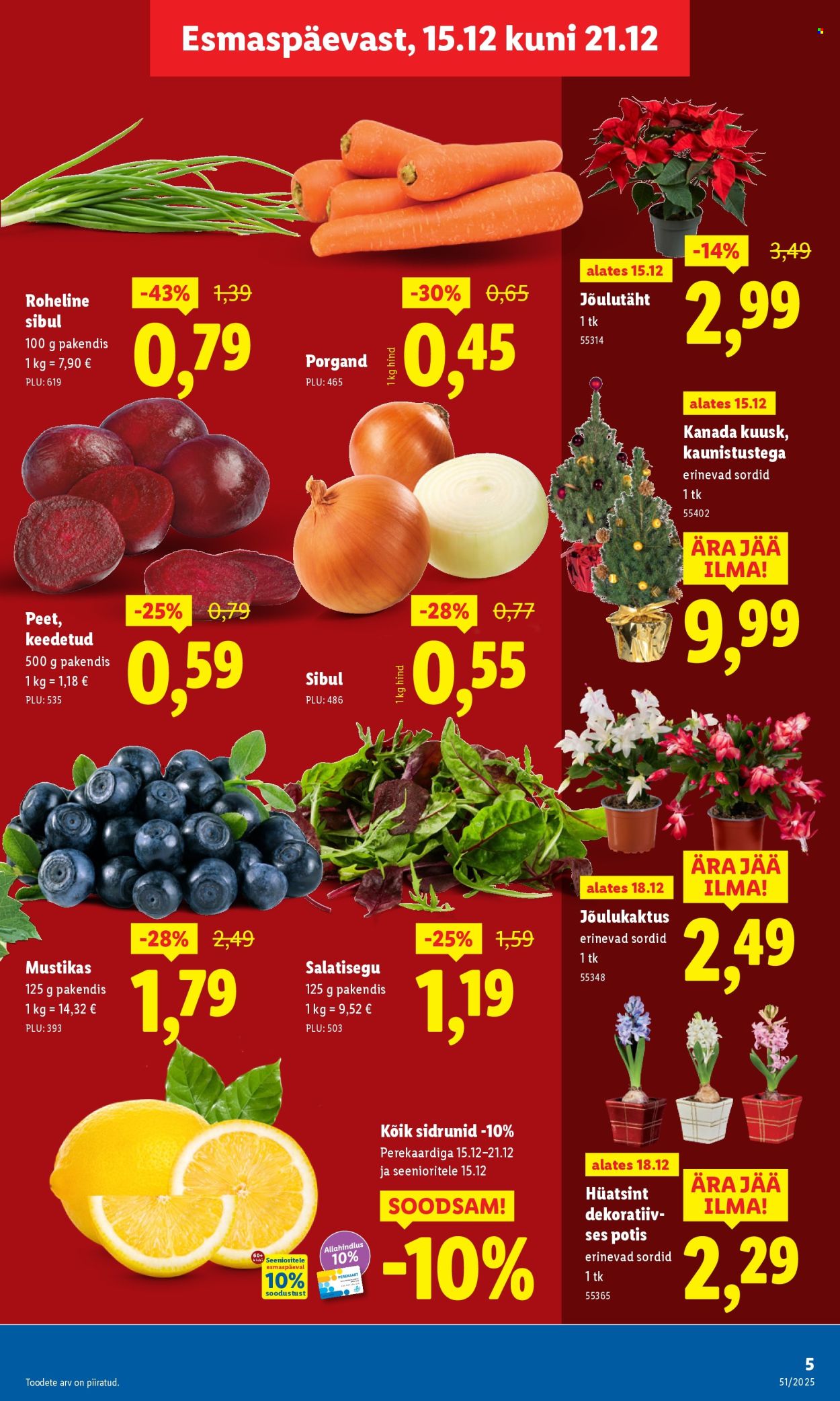 lidl - Lidl kliendileht - Kliendileht (15.12 - 21.12.2025) - page: 5