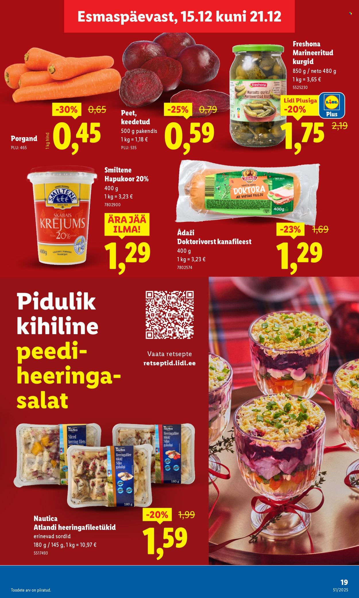 lidl - Lidl kliendileht - Kliendileht (15.12 - 21.12.2025) - page: 19