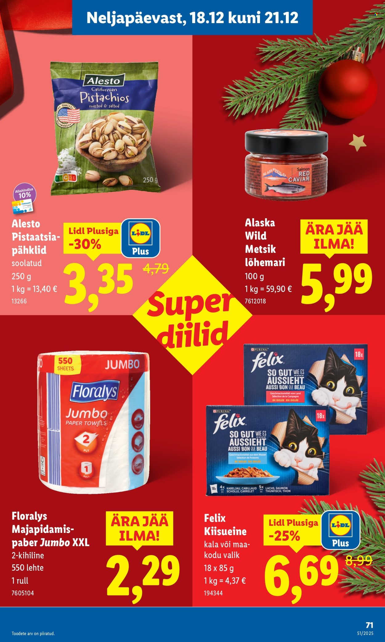 lidl - Lidl kliendileht - Kliendileht (15.12 - 21.12.2025) - page: 71
