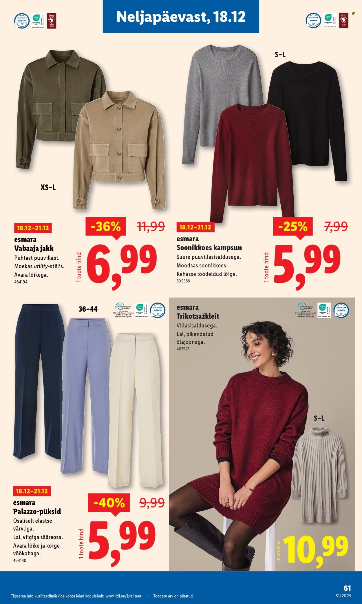 lidl - Lidl kliendileht - Kliendileht (15.12 - 21.12.2025) - page: 61
