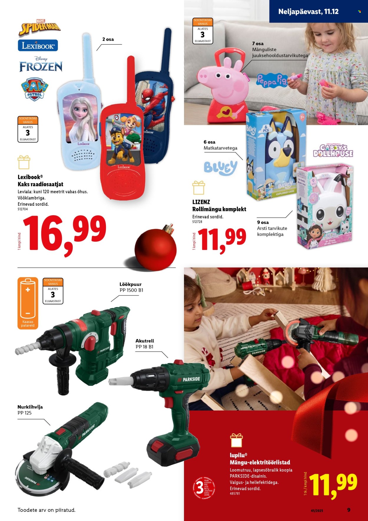 lidl - Lidl kliendileht - Mänguasjade kataloog - page: 9