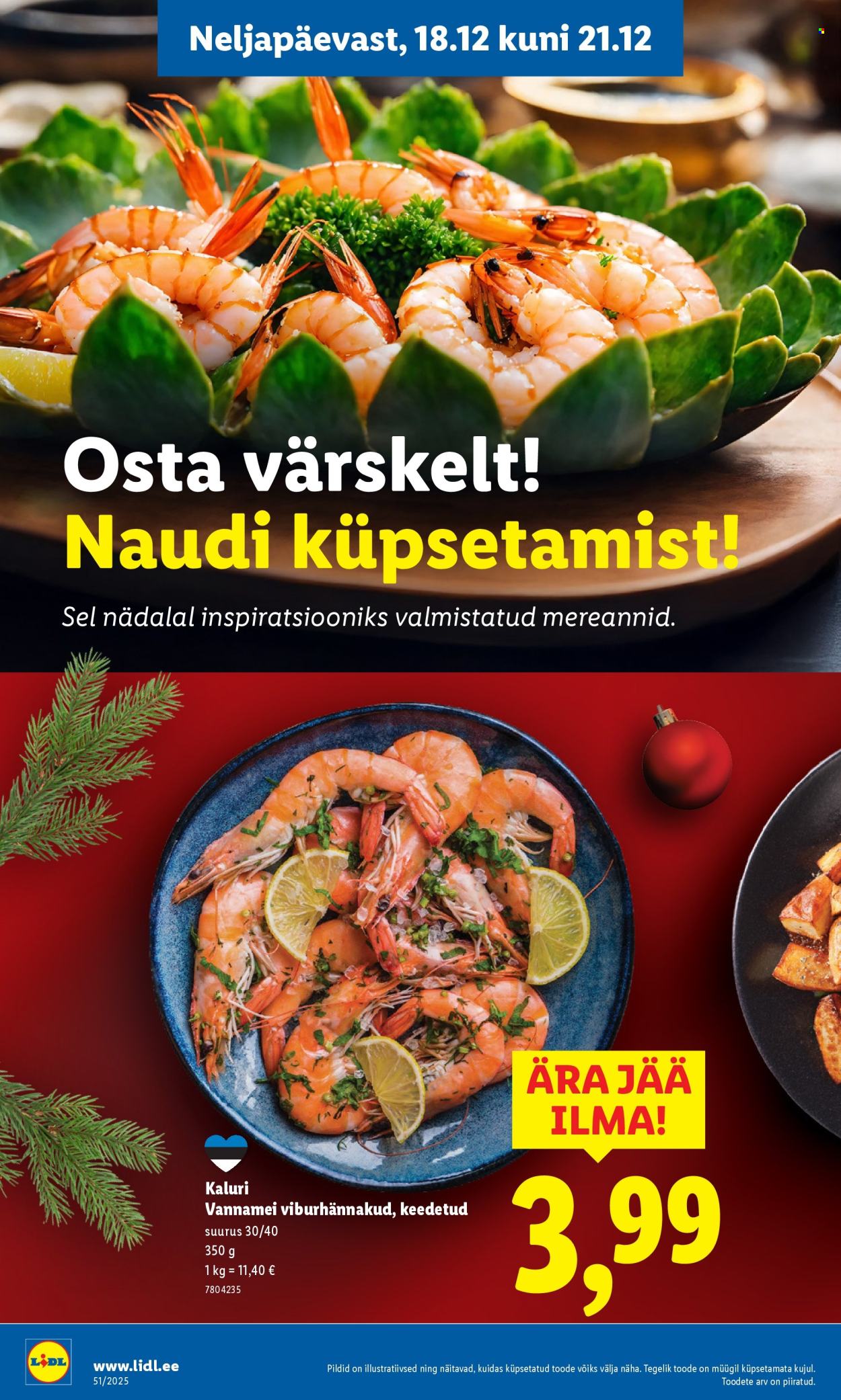 lidl - Lidl kliendileht - Nädalalõpu pakkumised (18.12 - 21.12.2025) - page: 10