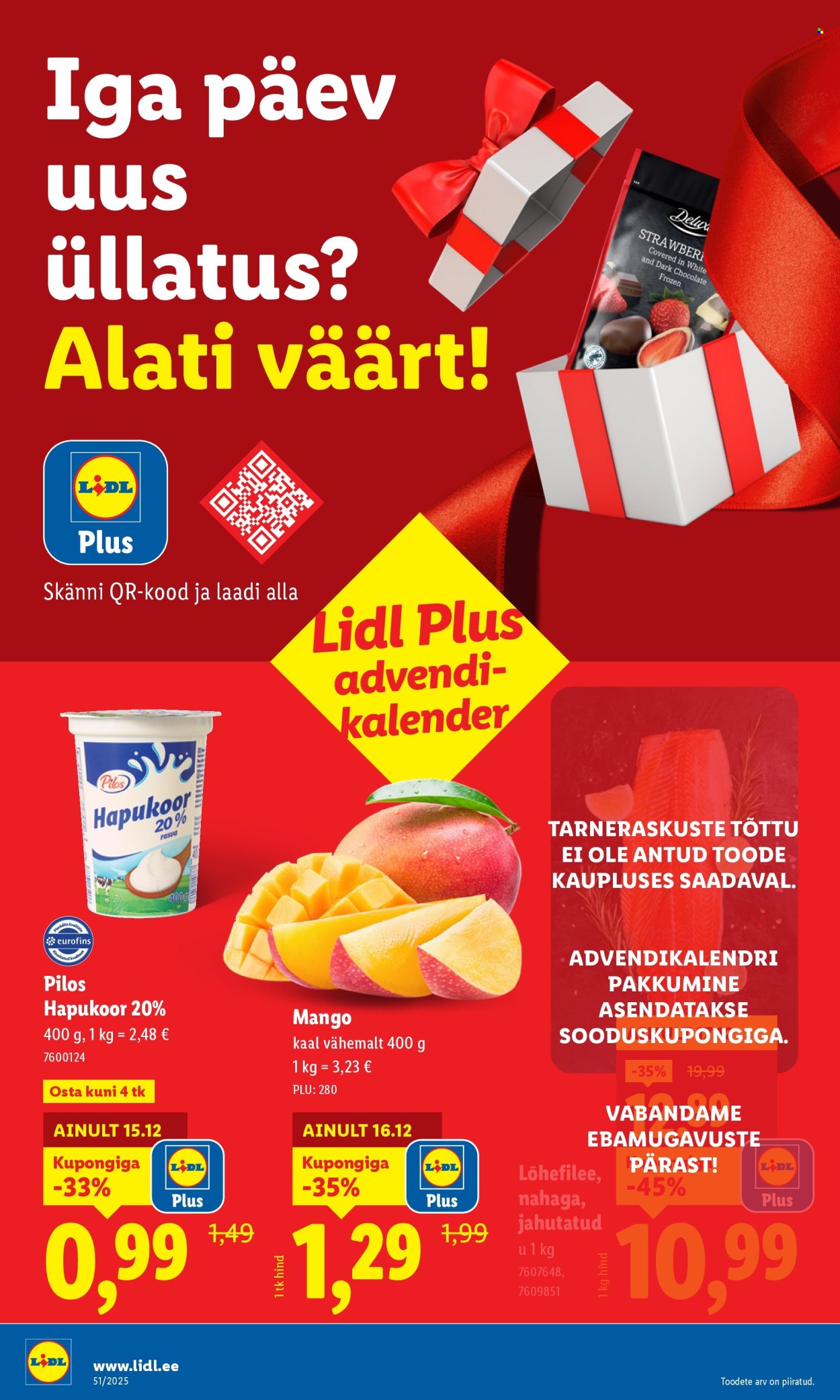 lidl - Lidl kliendileht - Nädalalõpu pakkumised (18.12 - 21.12.2025) - page: 22
