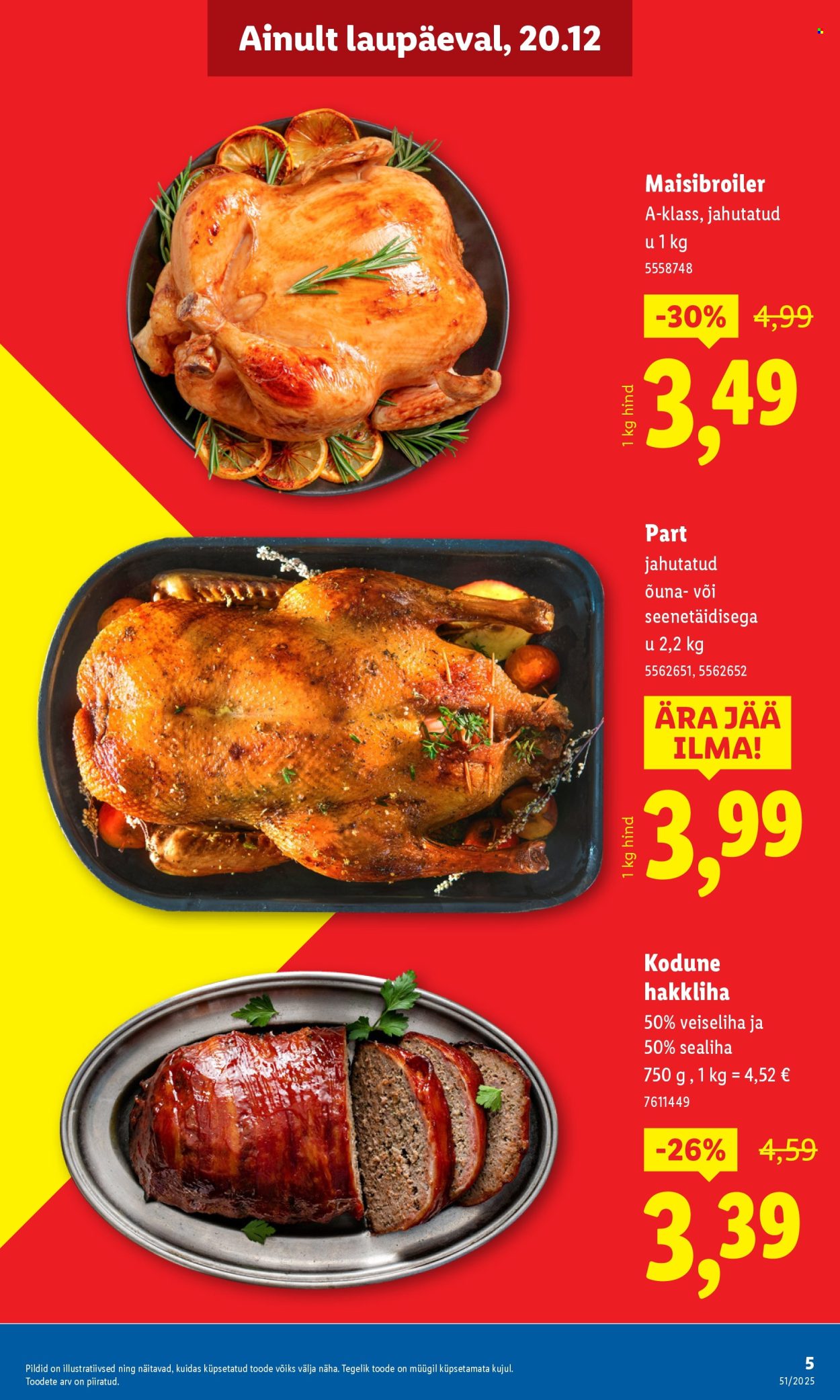 lidl - Lidl kliendileht - Nädalalõpu pakkumised (18.12 - 21.12.2025) - page: 5
