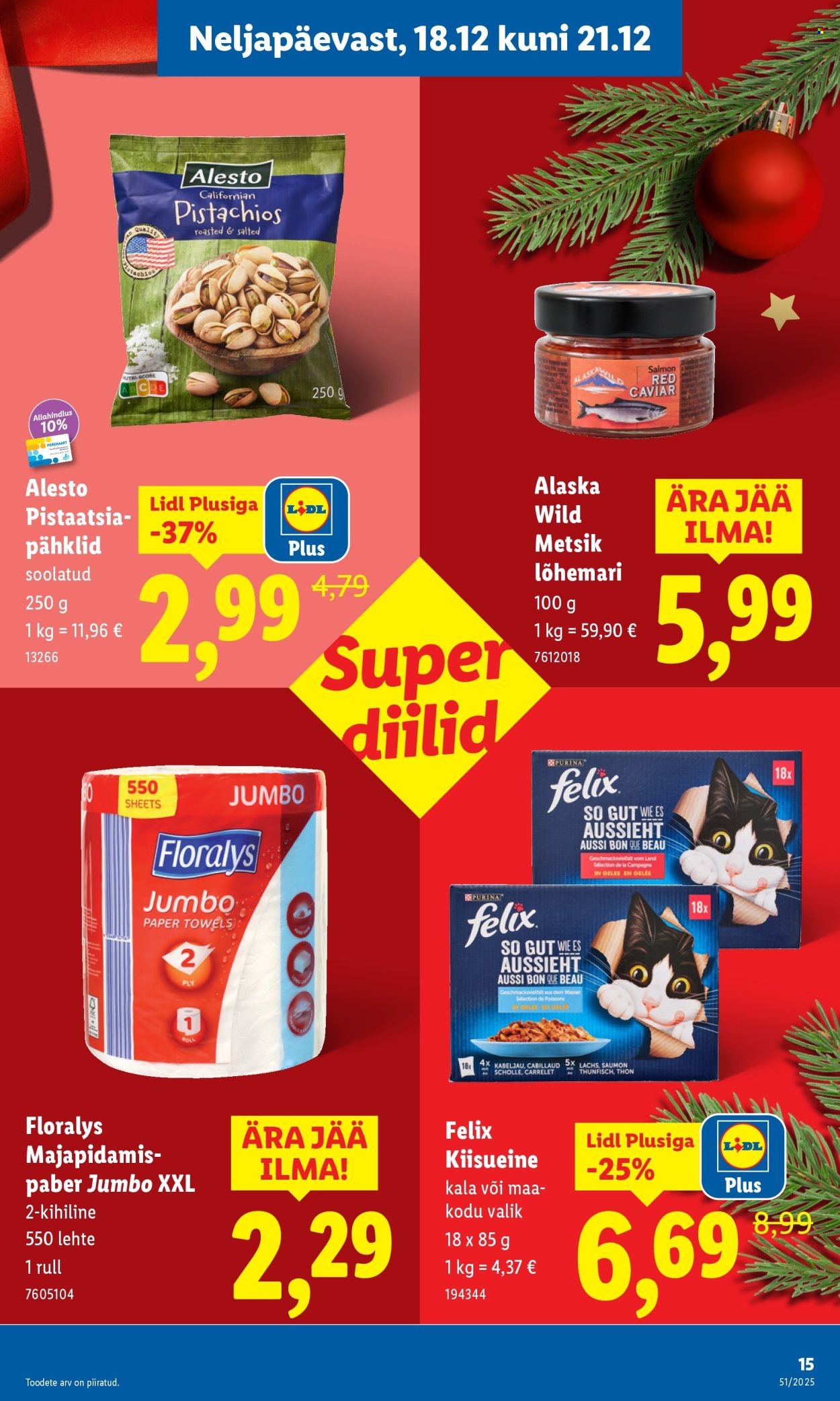 lidl - Lidl kliendileht - Nädalalõpu pakkumised (18.12 - 21.12.2025) - page: 15