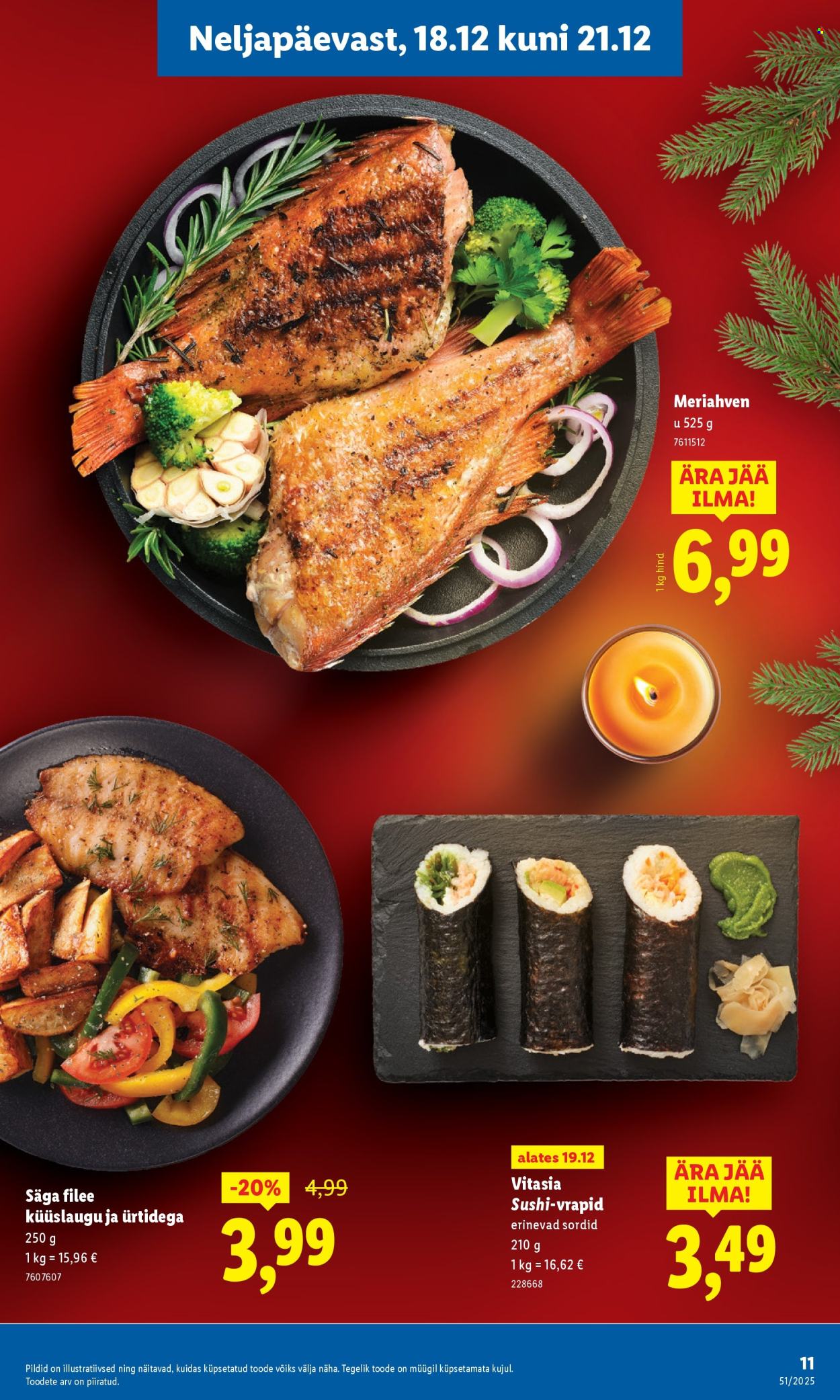 lidl - Lidl kliendileht - Nädalalõpu pakkumised (18.12 - 21.12.2025) - page: 11