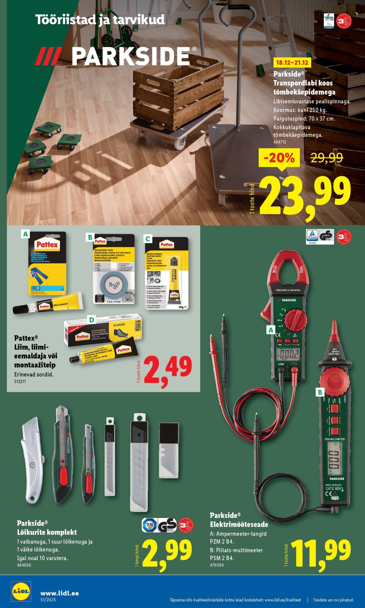 lidl - Lidl kliendileht - Nädalalõpu pakkumised (18.12 - 21.12.2025) - page: 66