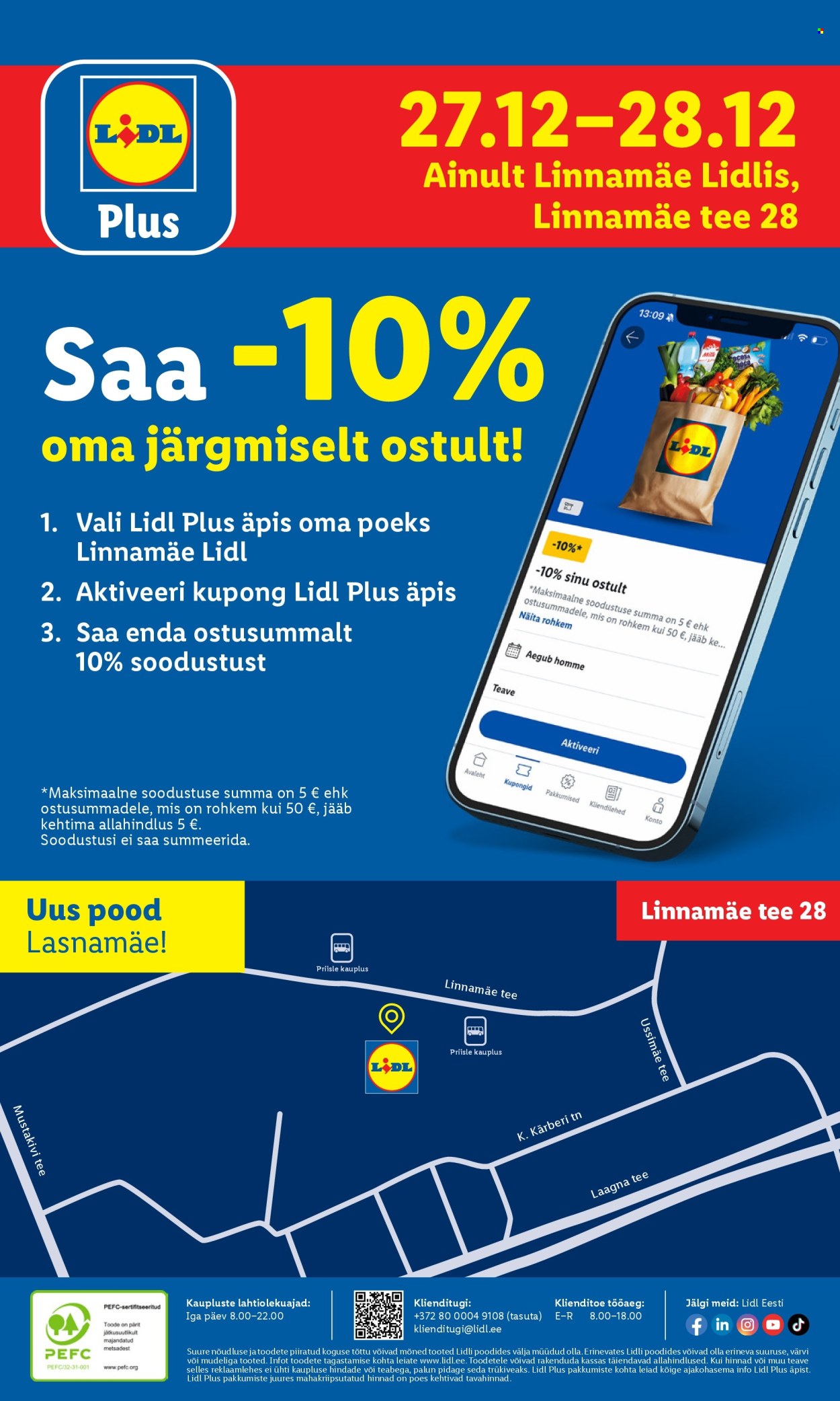 lidl - Lidl kliendileht - Linnämäe tee 28 (22.12 - 28.12.2025) - page: 8
