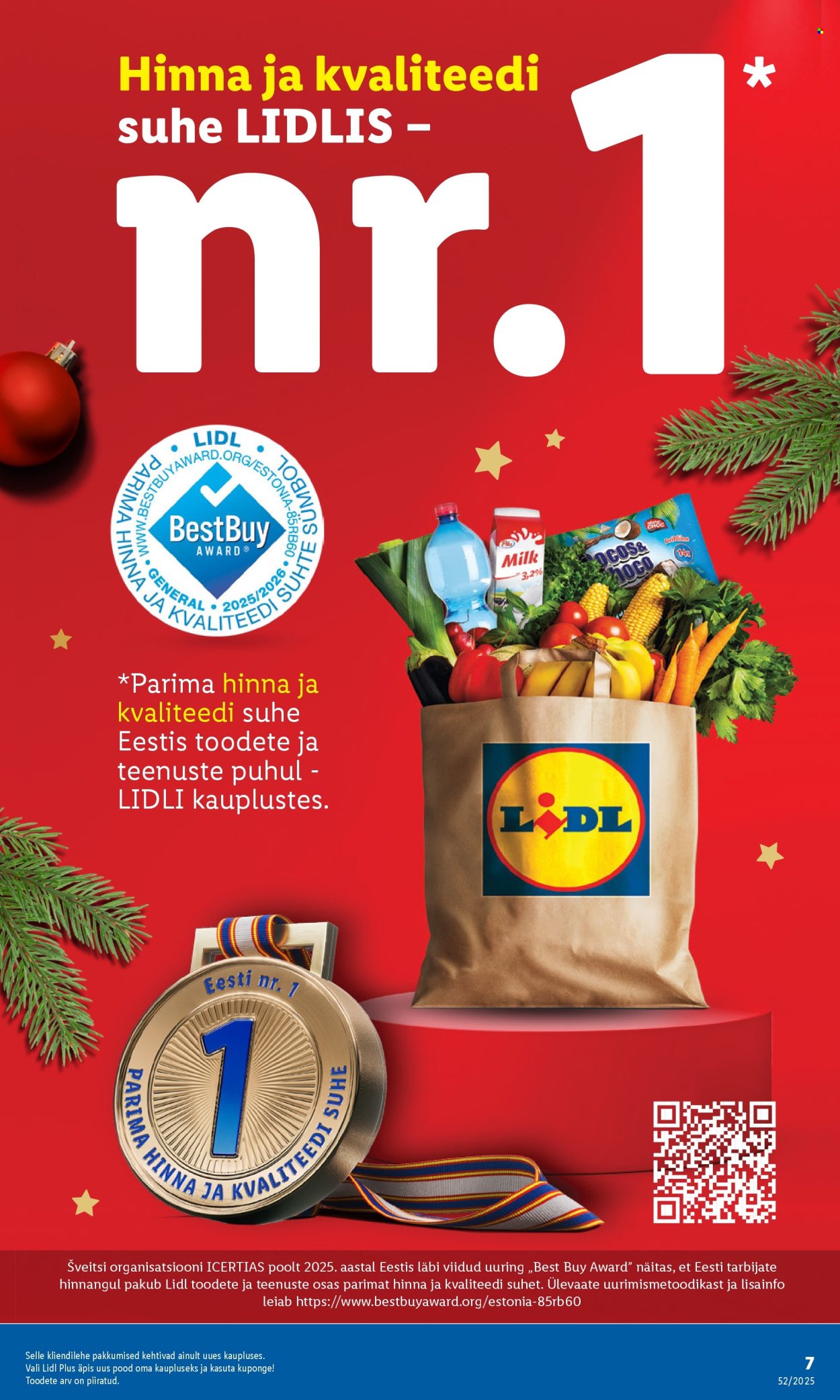 lidl - Lidl kliendileht - Linnämäe tee 28 (22.12 - 28.12.2025) - page: 7