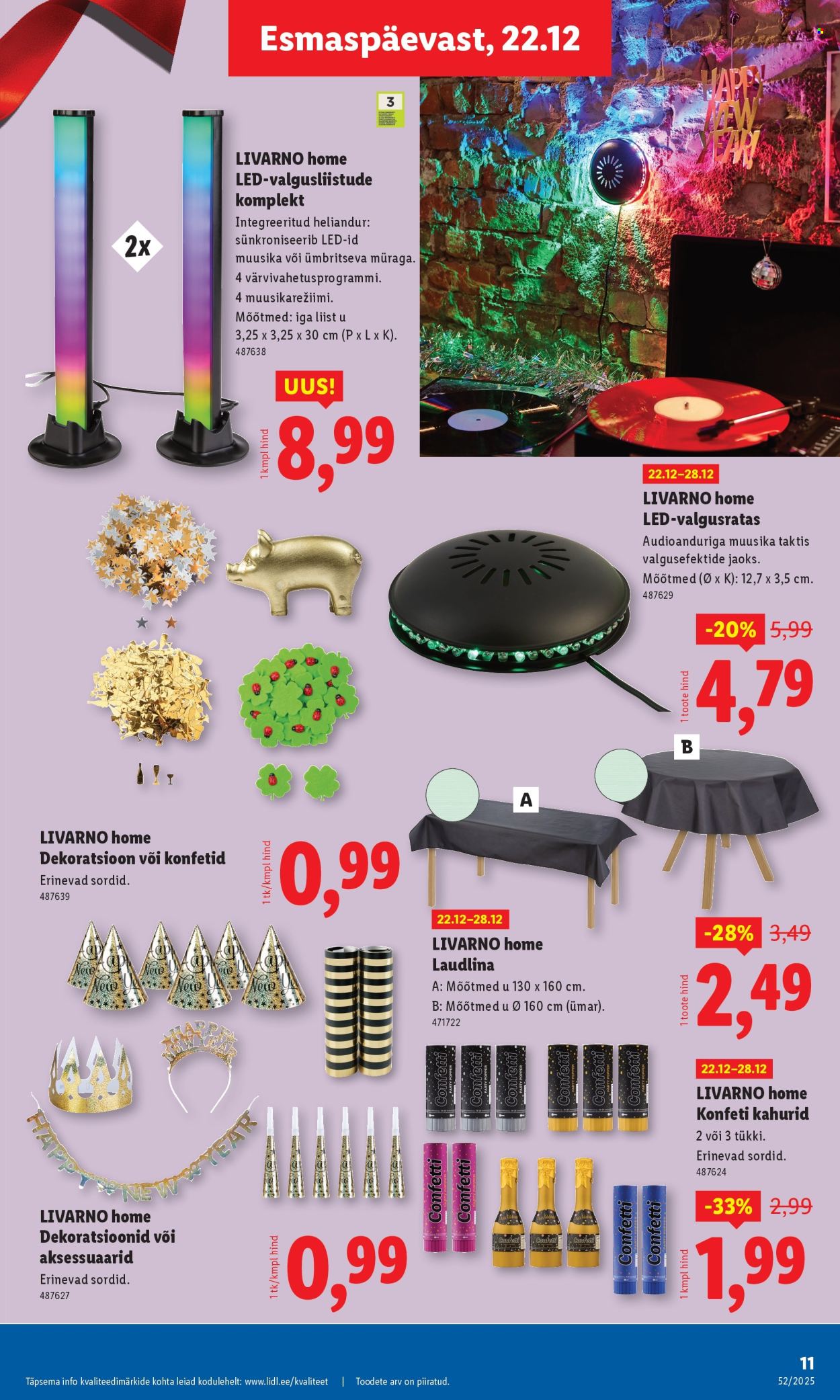 lidl - Lidl kliendileht - Tööstuskaupade pakkumised (22.12 - 28.12.2025) - page: 11