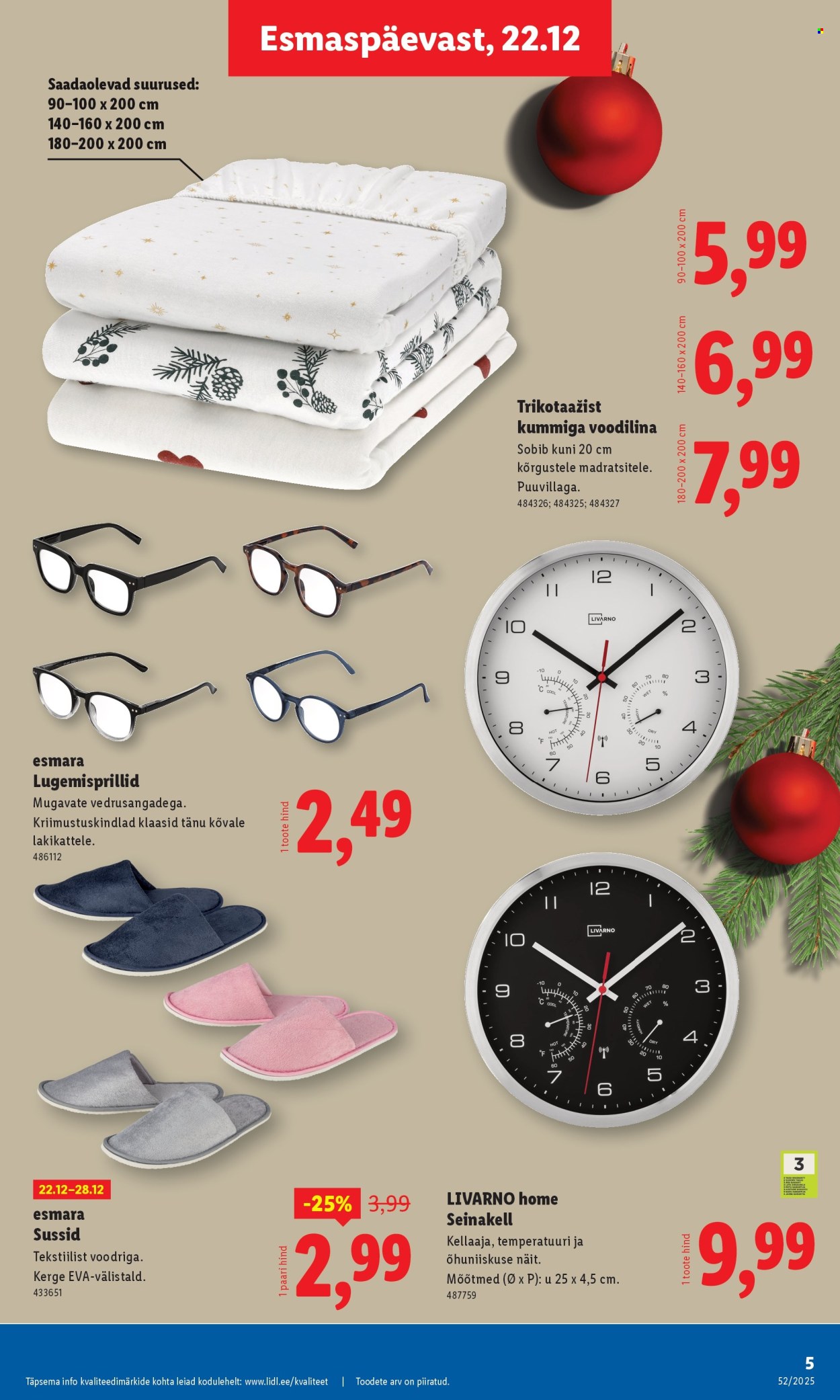 lidl - Lidl kliendileht - Tööstuskaupade pakkumised (22.12 - 28.12.2025) - page: 5