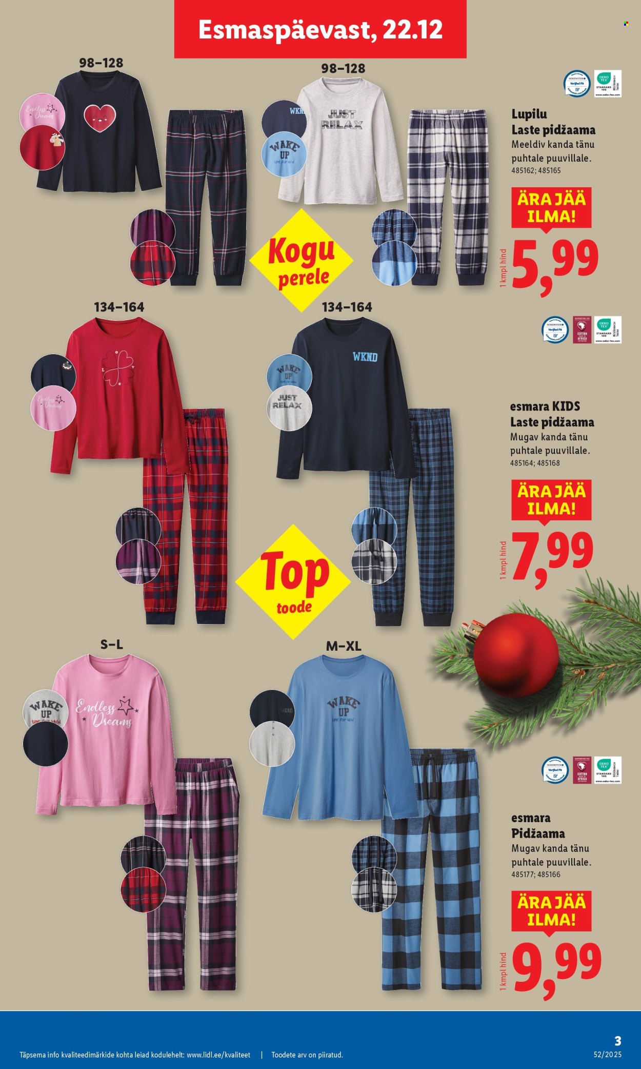 lidl - Lidl kliendileht - Tööstuskaupade pakkumised (22.12 - 28.12.2025) - page: 3
