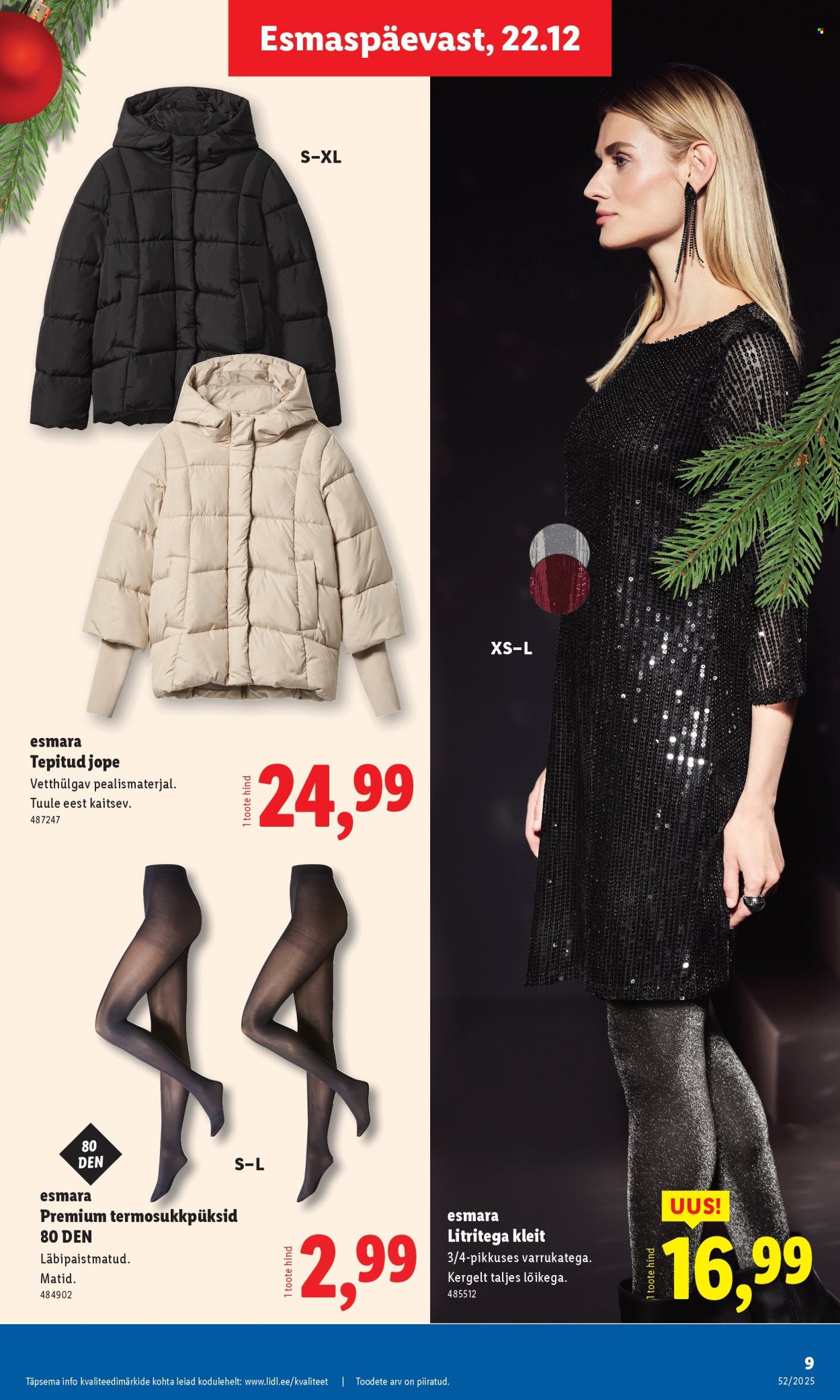 lidl - Lidl kliendileht - Tööstuskaupade pakkumised (22.12 - 28.12.2025) - page: 9