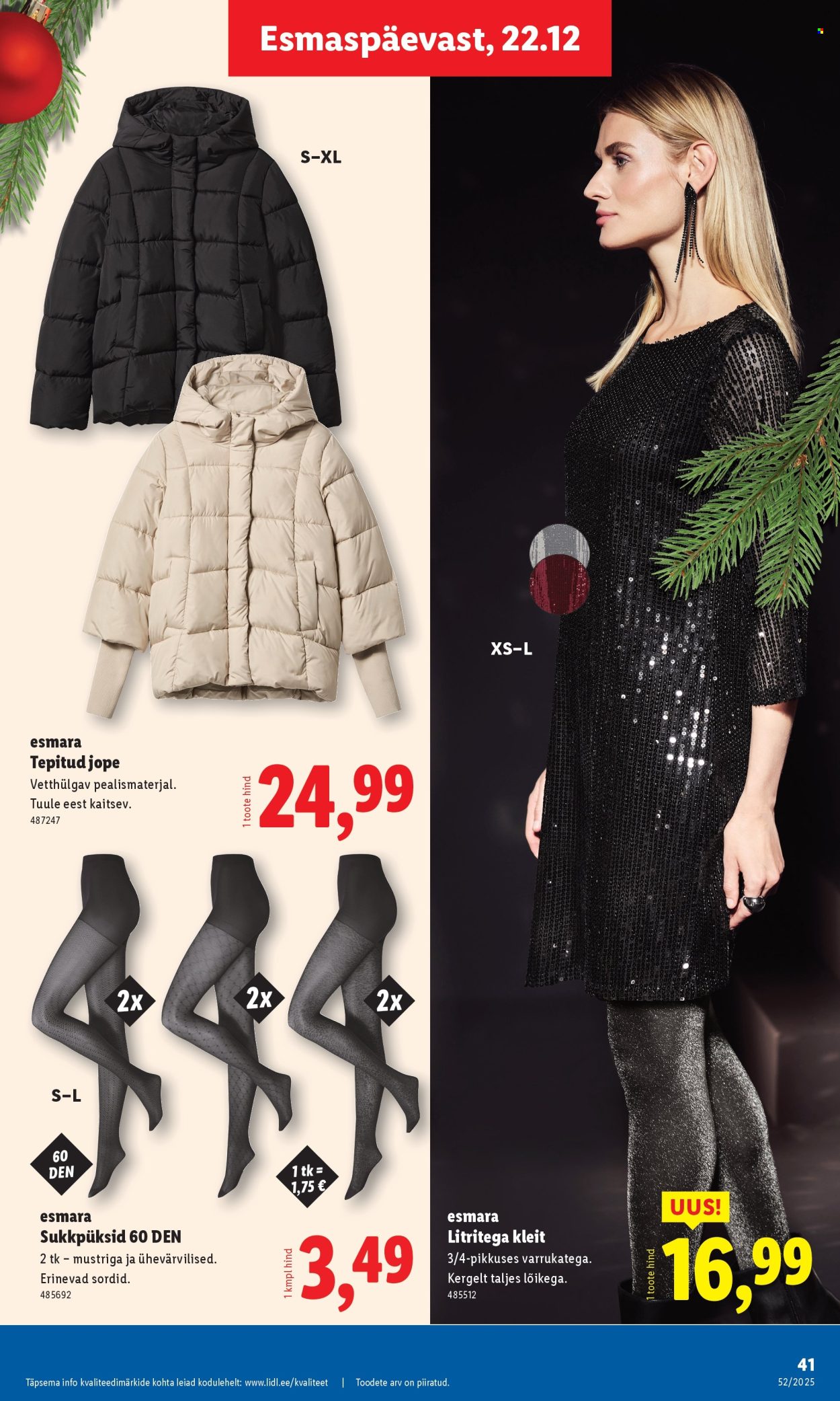 lidl - Lidl kliendileht - Kliendileht (22.12 - 28.12.2025) - page: 41