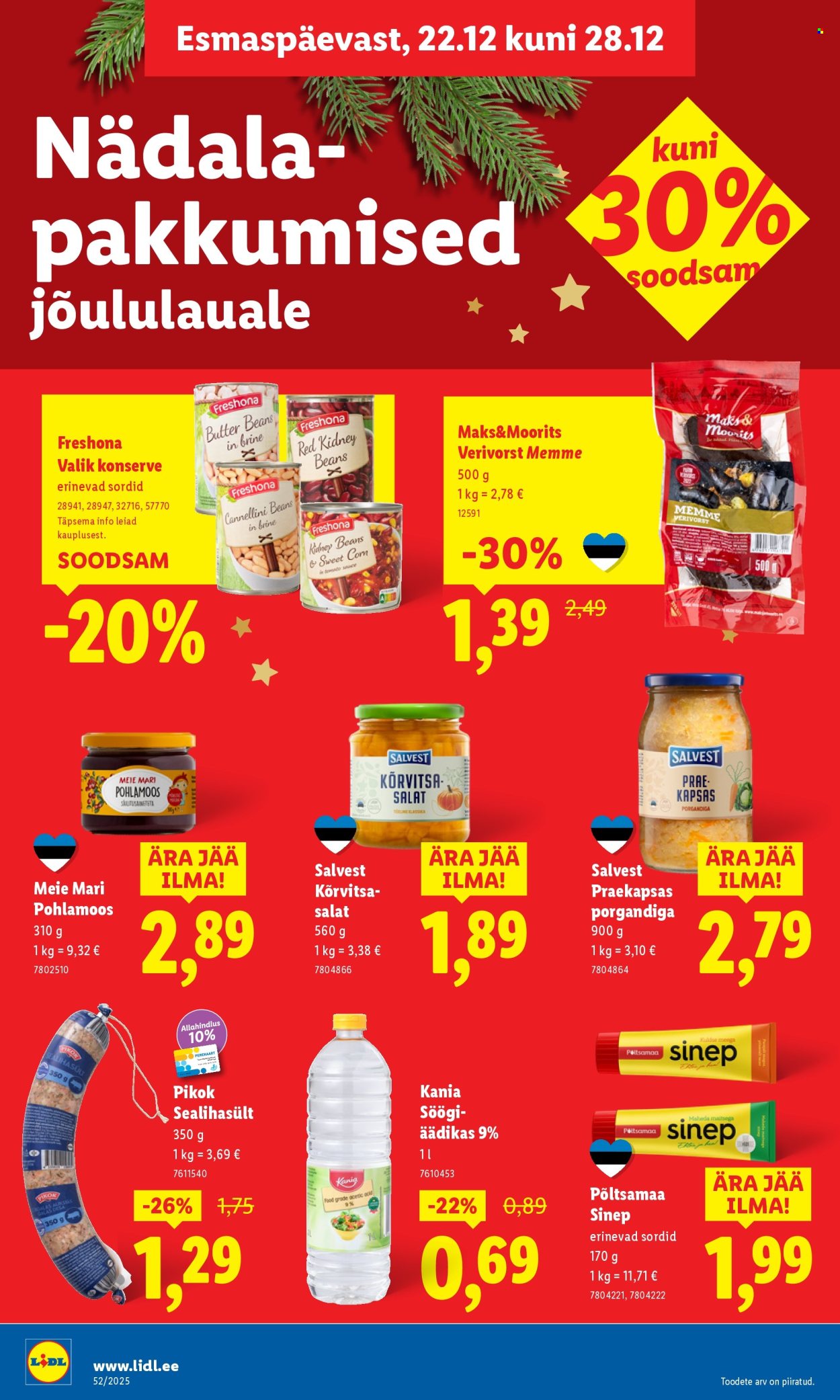 lidl - Lidl kliendileht - Kliendileht (22.12 - 28.12.2025) - page: 26