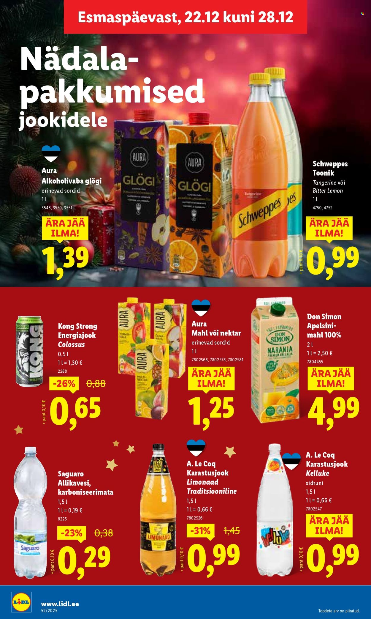 lidl - Lidl kliendileht - Nädalalõpu pakkumised (25.12 - 28.12.2025) - page: 36