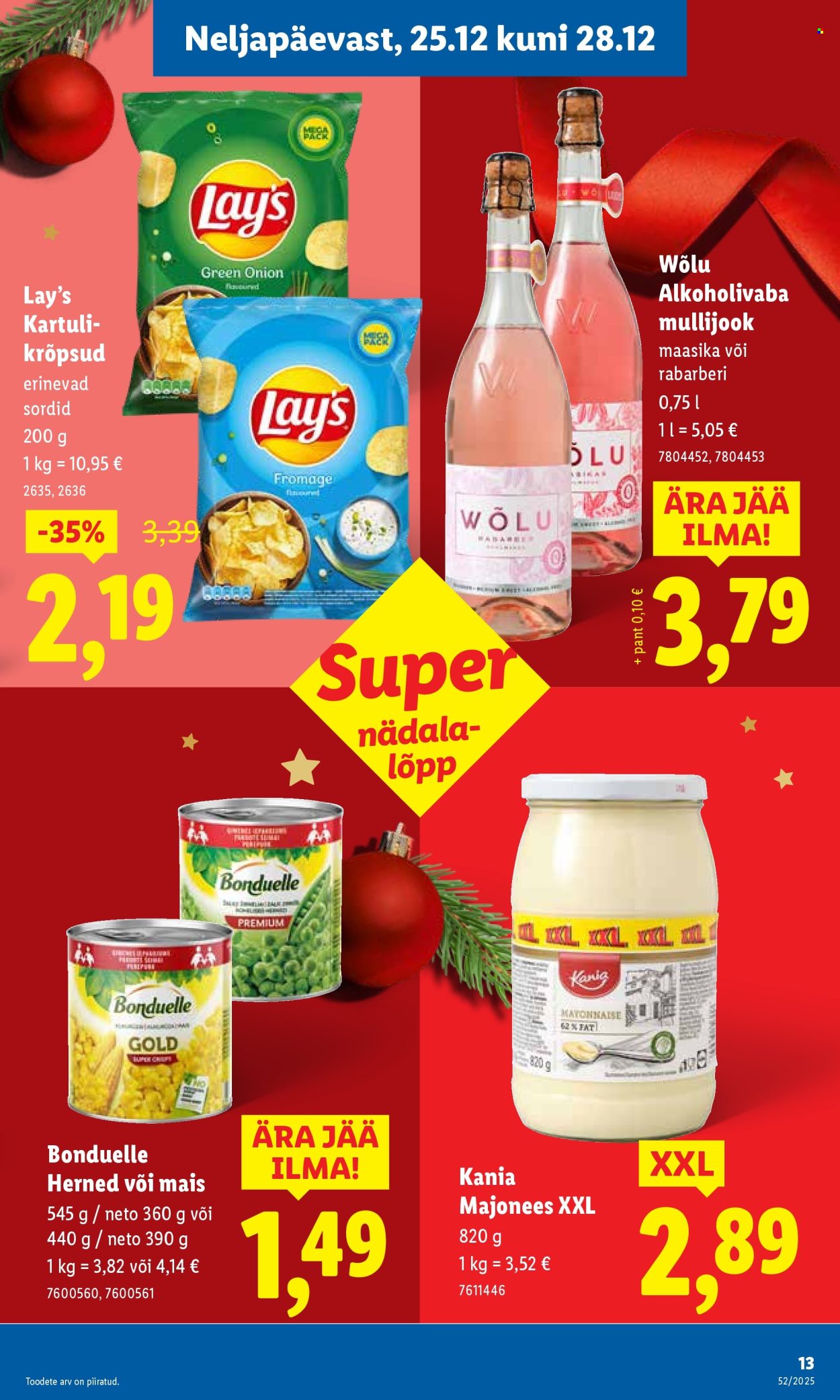 lidl - Lidl kliendileht - Nädalalõpu pakkumised (25.12 - 28.12.2025) - page: 13