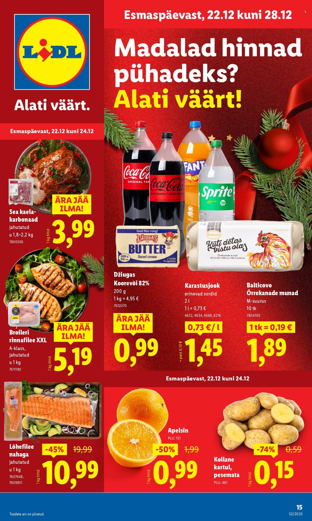 lidl - Lidl kliendileht - Nädalalõpu pakkumised (25.12 - 28.12.2025) - page: 15