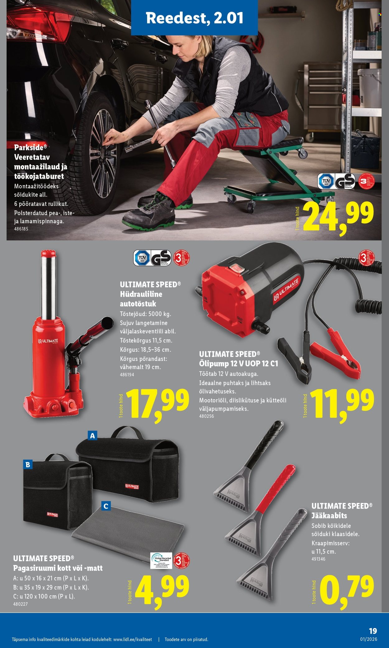 lidl - Lidl kliendileht - Tööstuskaupade pakkumised (29.12.2025 - 4.01.2026) - page: 19