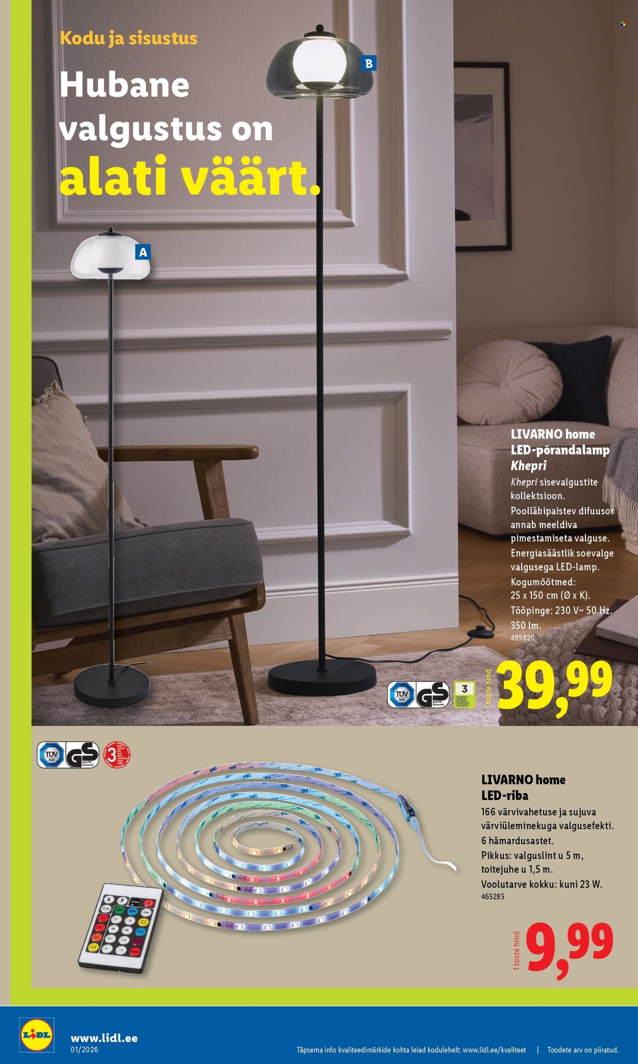 lidl - Lidl kliendileht - Tööstuskaupade pakkumised (29.12.2025 - 4.01.2026) - page: 22