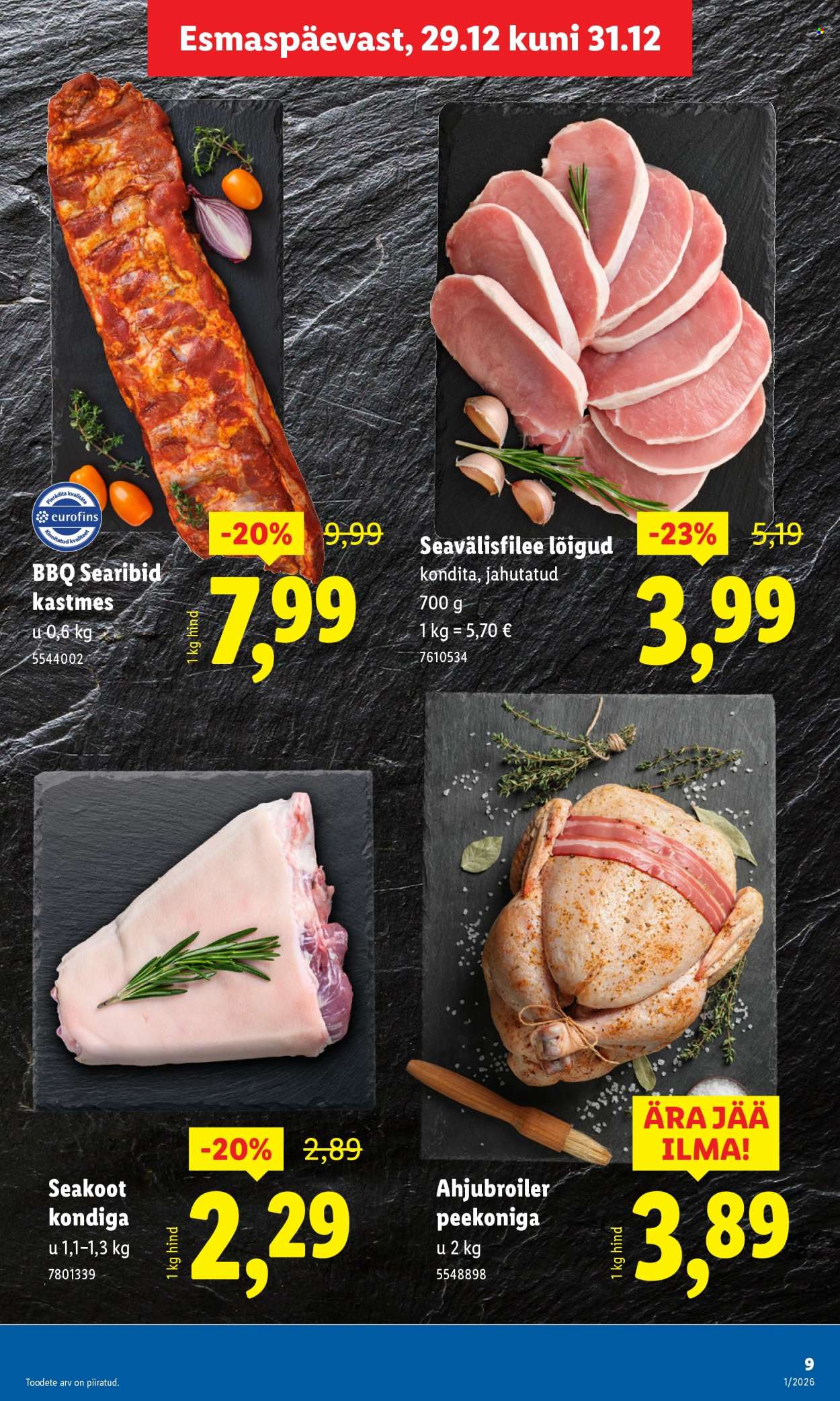 lidl - Lidl kliendileht - Kliendileht (29.12.2025 - 4.01.2026) - page: 9