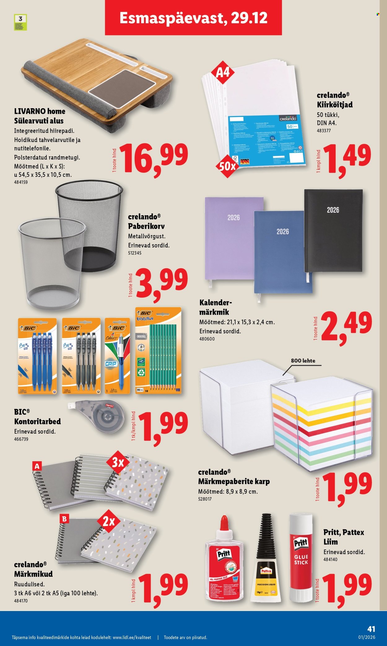 lidl - Lidl kliendileht - Kliendileht (29.12.2025 - 4.01.2026) - page: 41