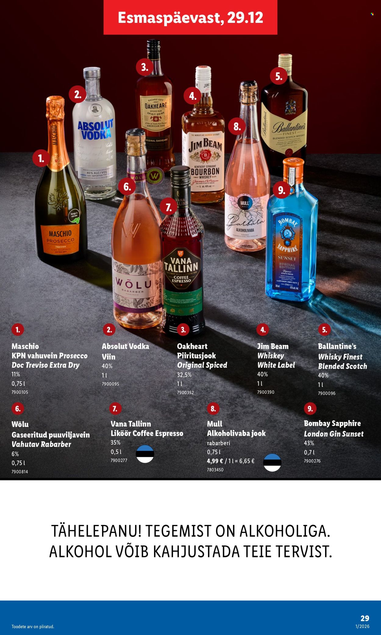 lidl - Lidl kliendileht - Kliendileht (29.12.2025 - 4.01.2026) - page: 29