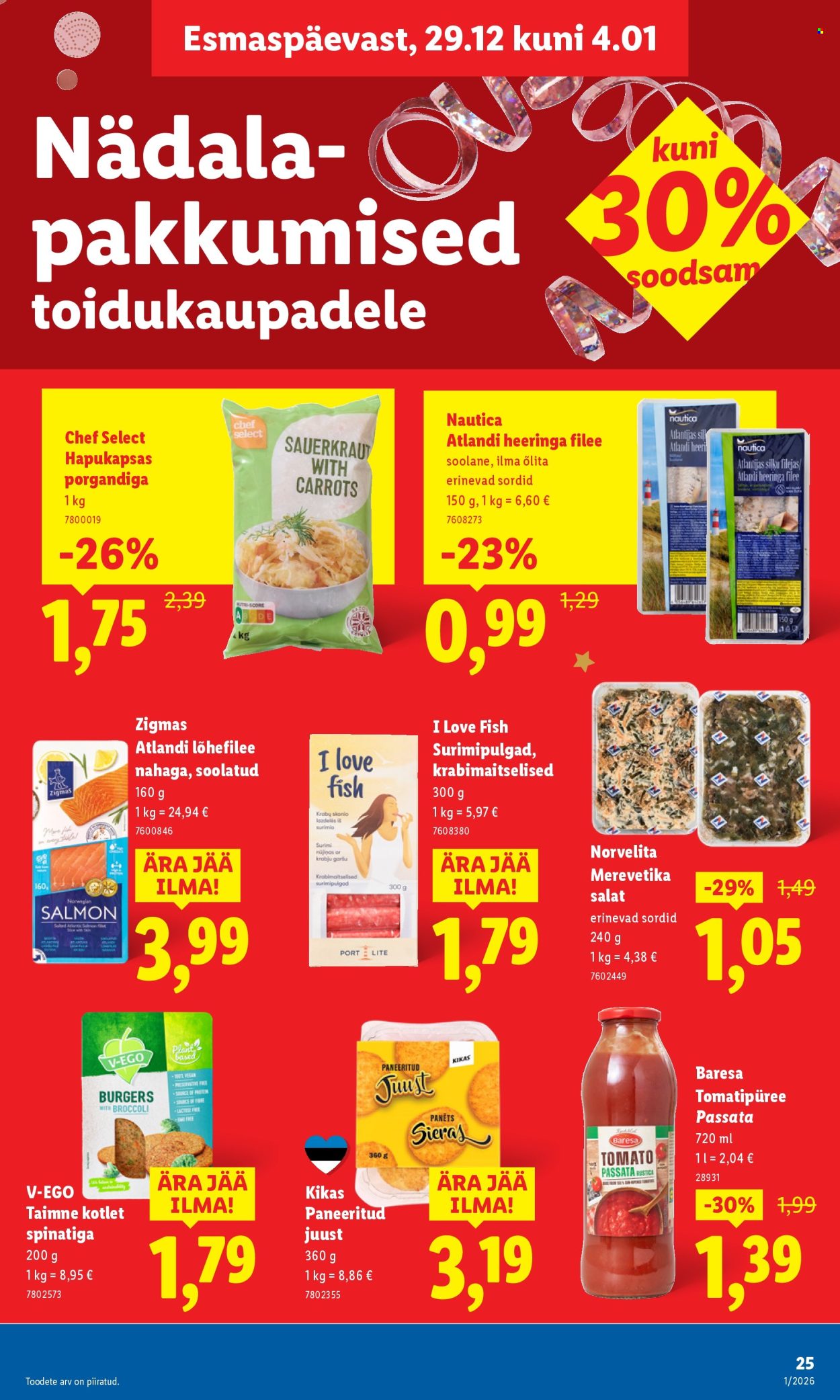 lidl - Lidl kliendileht - Kliendileht (29.12.2025 - 4.01.2026) - page: 25