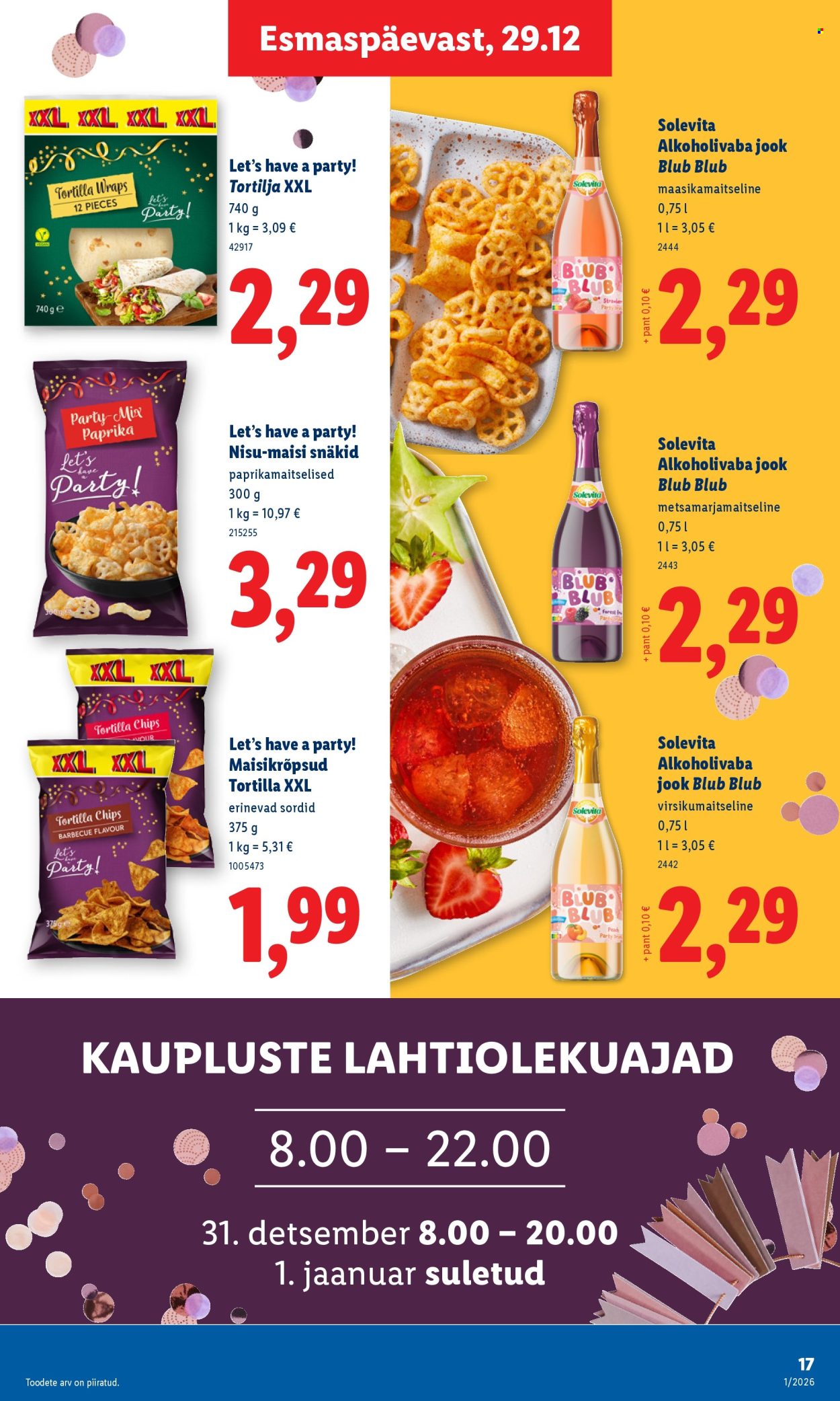 lidl - Lidl kliendileht - Kliendileht (29.12.2025 - 4.01.2026) - page: 17