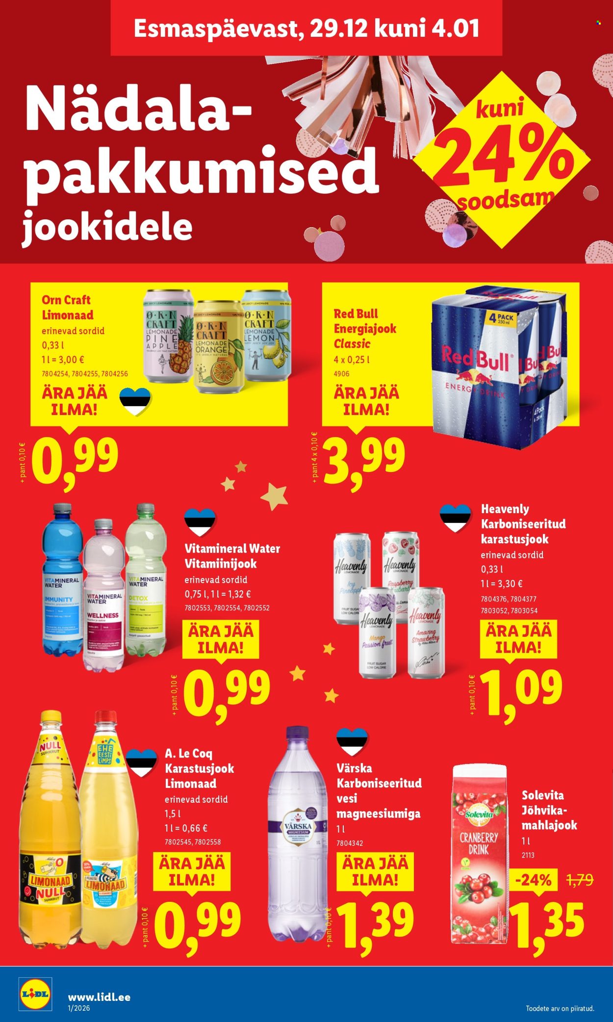 lidl - Lidl kliendileht - Kliendileht (29.12.2025 - 4.01.2026) - page: 28