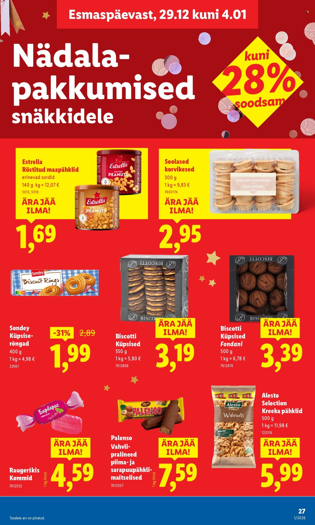 lidl - Lidl kliendileht - Kliendileht (29.12.2025 - 4.01.2026) - page: 27
