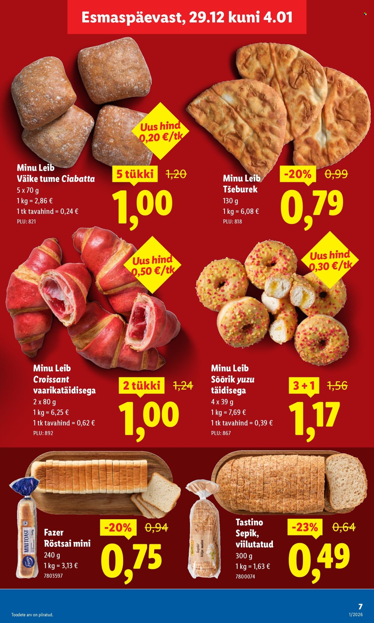 lidl - Lidl kliendileht - Kliendileht (29.12.2025 - 4.01.2026) - page: 7