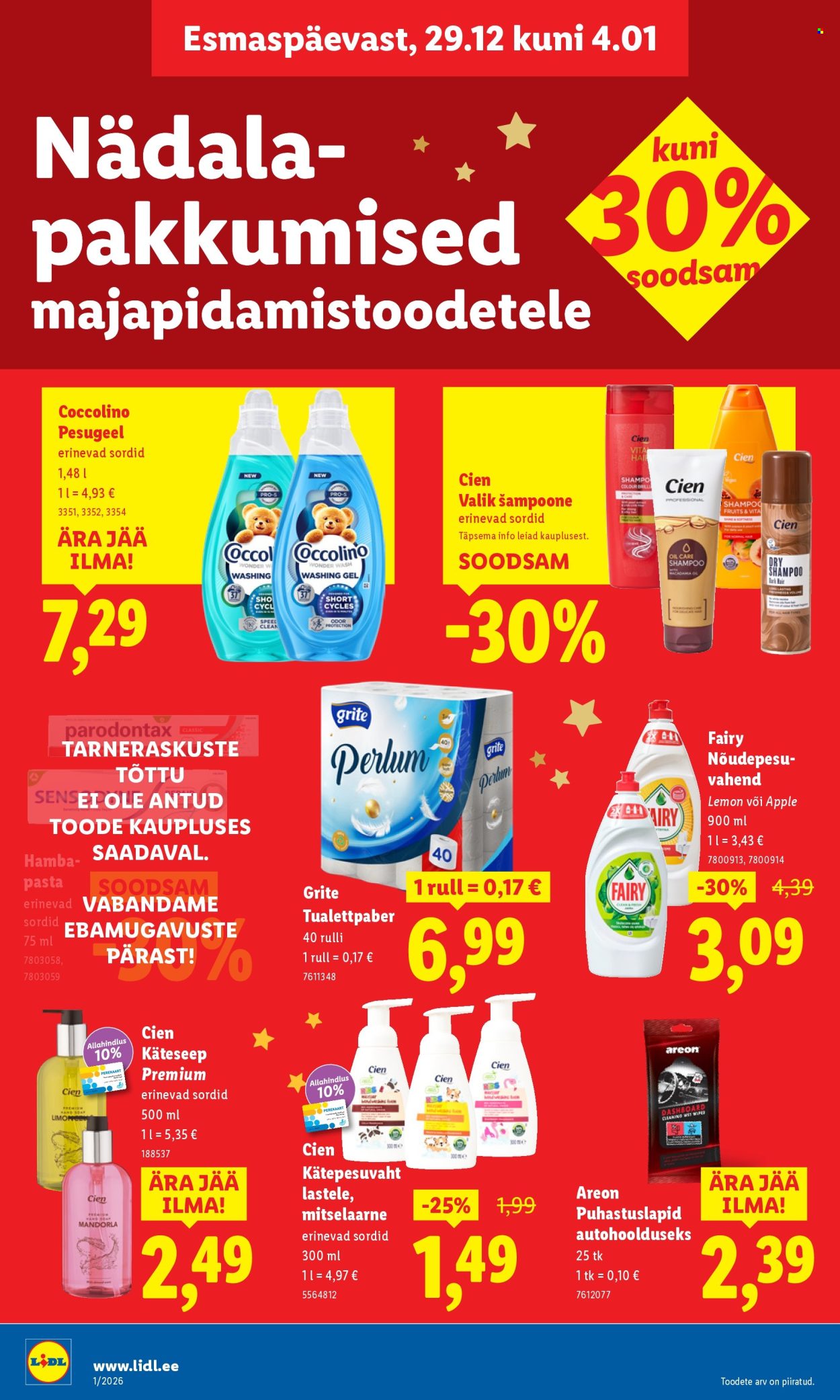 lidl - Lidl kliendileht - Kliendileht (29.12.2025 - 4.01.2026) - page: 30