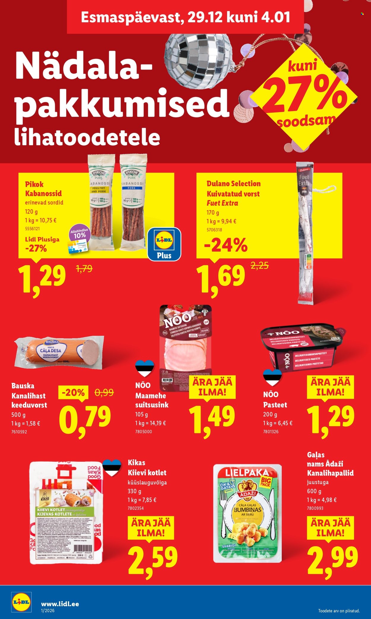lidl - Lidl kliendileht - Kliendileht (29.12.2025 - 4.01.2026) - page: 24