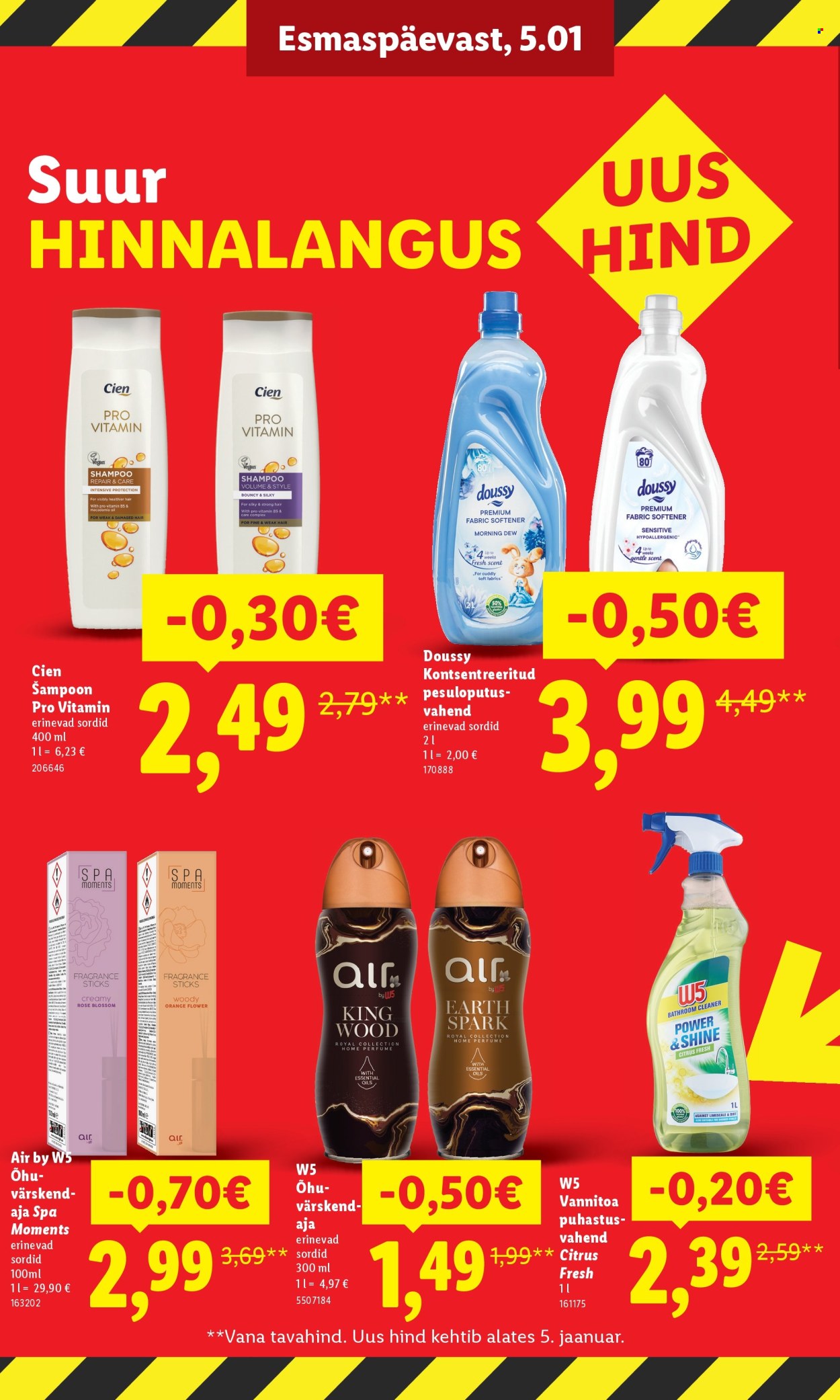 lidl - Lidl kliendileht - Suur hinnalangus (5.01 - 10.01.2026) - page: 4
