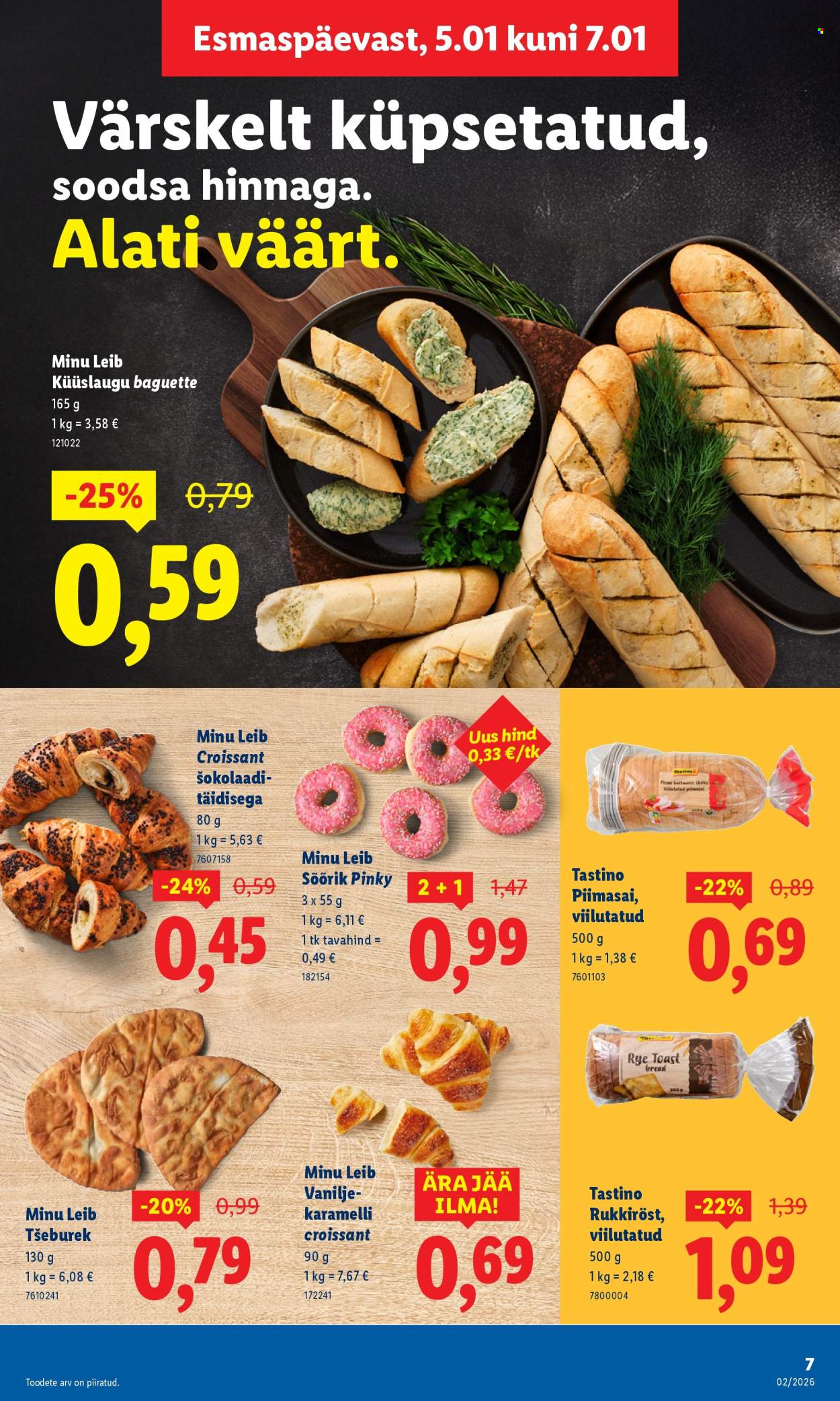 lidl - Lidl kliendileht - Kliendileht (5.01 - 11.01.2026) - page: 7