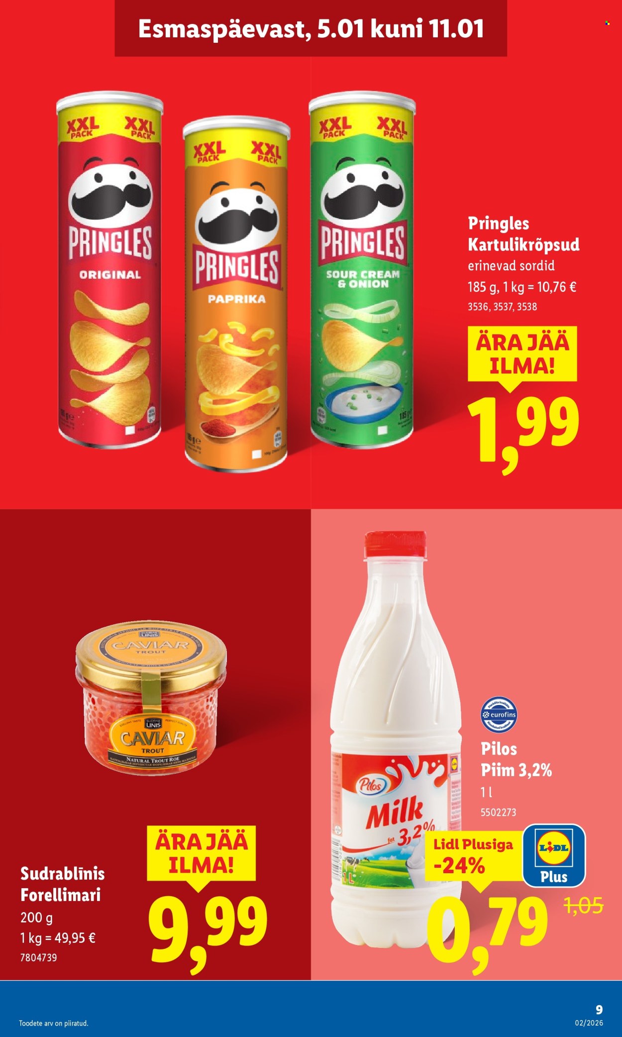 lidl - Lidl kliendileht - Kliendileht (5.01 - 11.01.2026) - page: 9