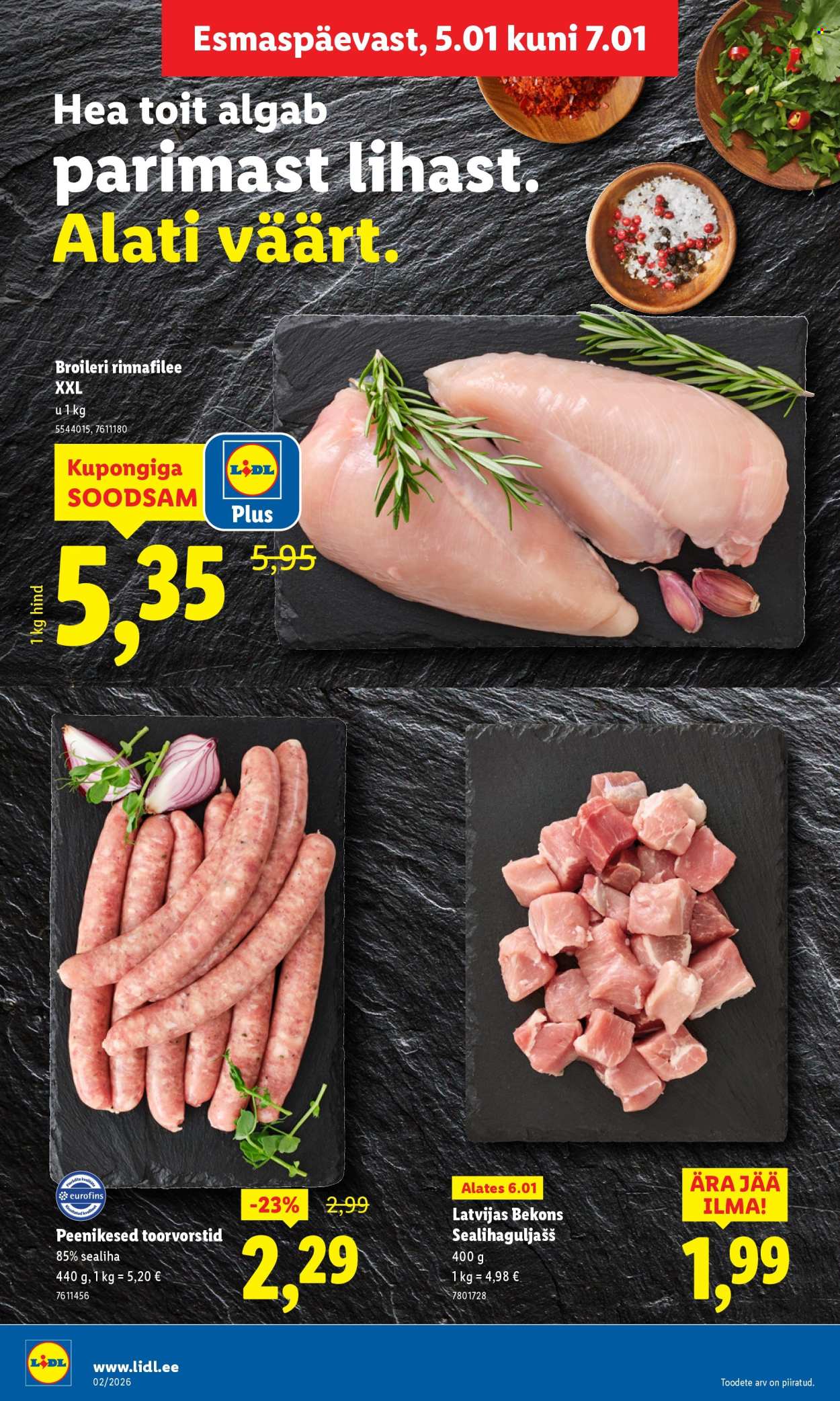 lidl - Lidl kliendileht - Kliendileht (5.01 - 11.01.2026) - page: 8