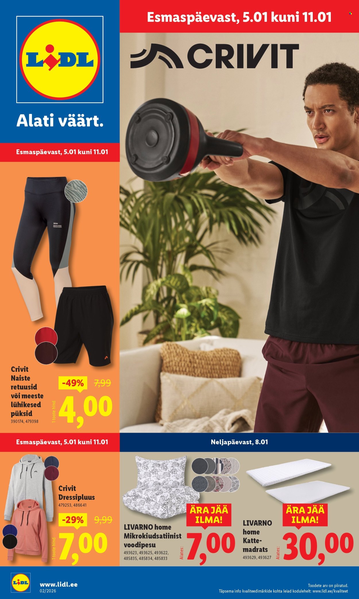 lidl - Lidl kliendileht - Tööstuskaupade pakkumised (5.01 - 11.01.2026)