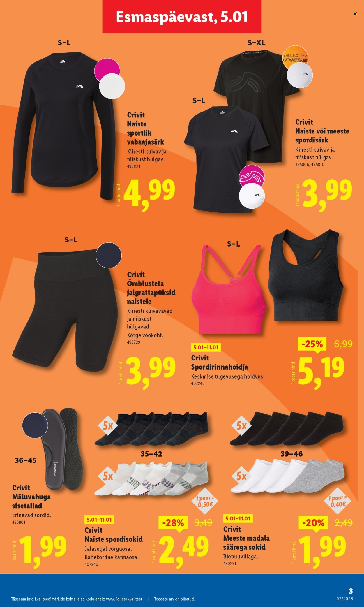 lidl - Lidl kliendileht - Tööstuskaupade pakkumised (5.01 - 11.01.2026) - page: 3
