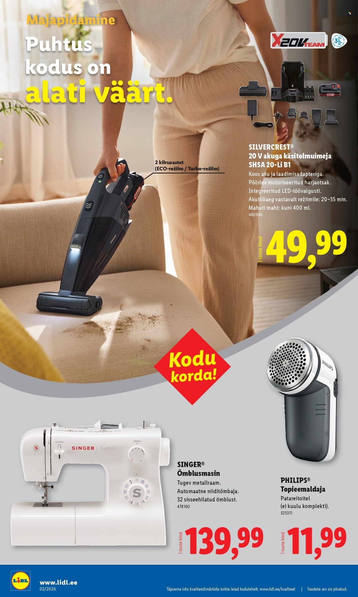 lidl - Lidl kliendileht - Tööstuskaupade pakkumised (5.01 - 11.01.2026) - page: 18