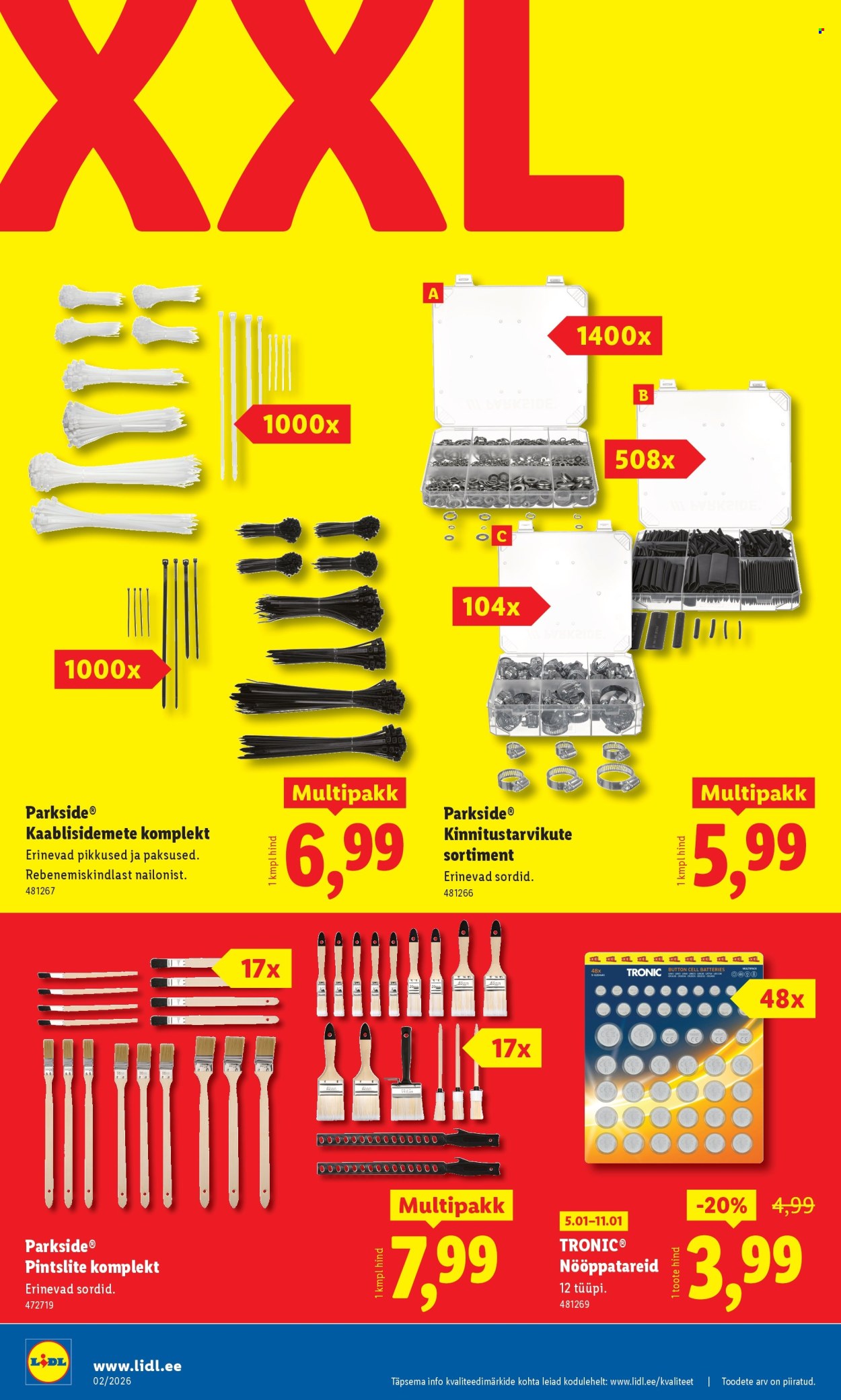 lidl - Lidl kliendileht - Tööstuskaupade pakkumised (5.01 - 11.01.2026) - page: 8