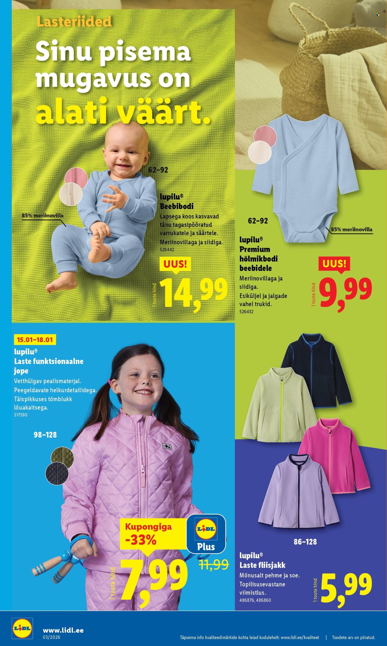 lidl - Lidl kliendileht - Tööstuskaupade pakkumised (12.01 - 18.01.2026) - page: 22