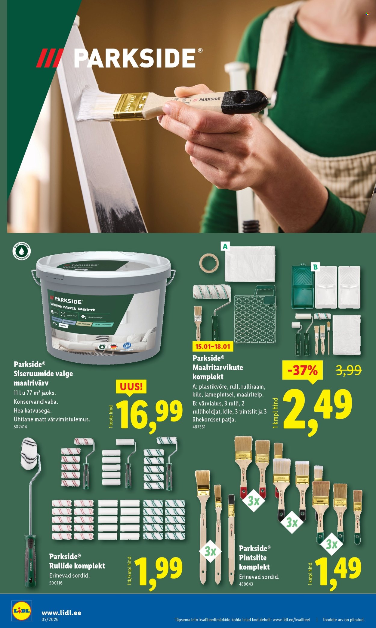 lidl - Lidl kliendileht - Tööstuskaupade pakkumised (12.01 - 18.01.2026) - page: 18