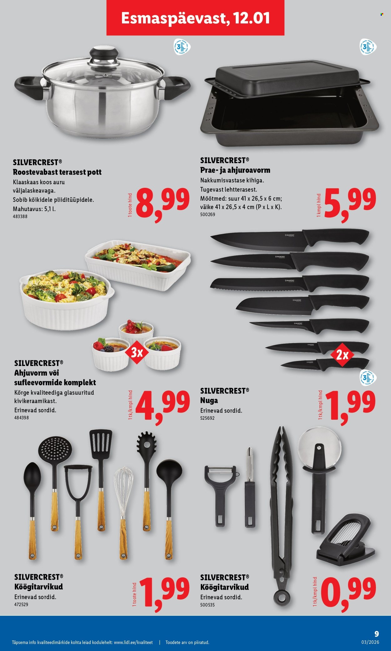 lidl - Lidl kliendileht - Tööstuskaupade pakkumised (12.01 - 18.01.2026) - page: 9