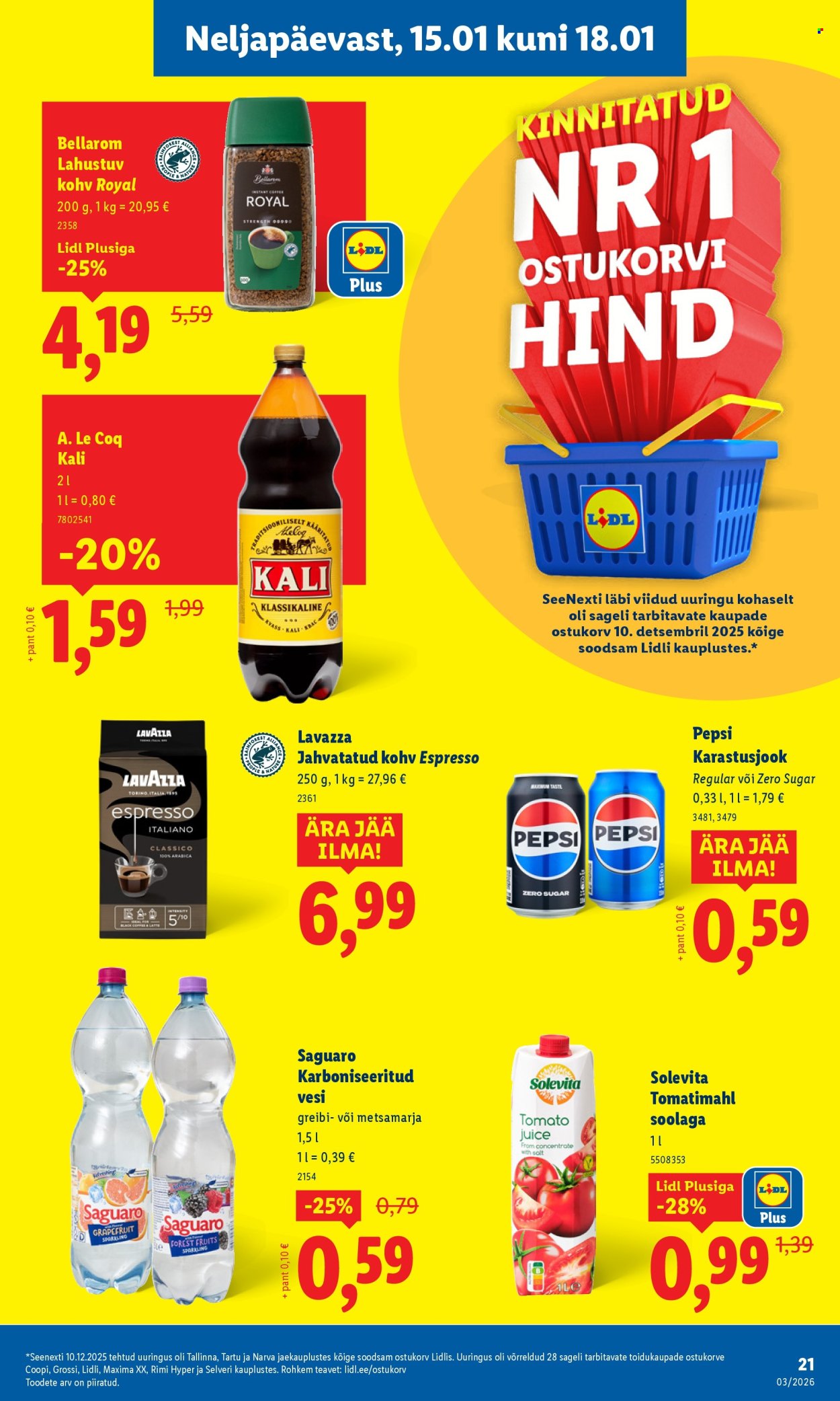 lidl - Lidl kliendileht - Kliendileht (12.01 - 18.01.2026) - page: 21