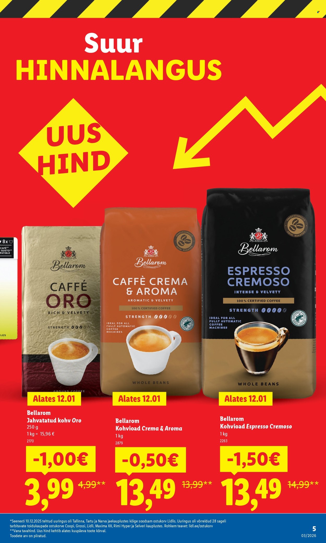 lidl - Lidl kliendileht - Suur hinnalangus Alates (12.01 - 18.01.2026) - page: 5