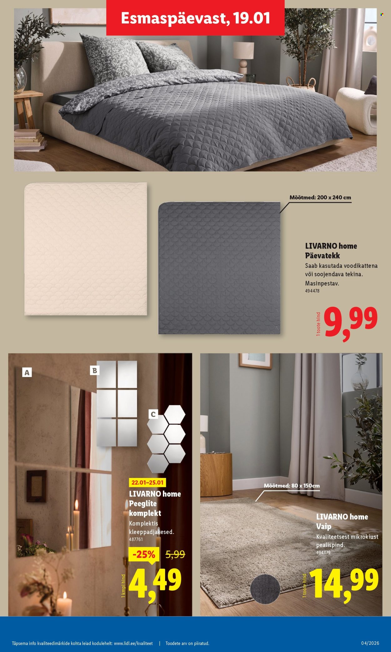lidl - Lidl kliendileht - Tööstuskaupade pakkumised (19.01 - 25.01.2026) - page: 9