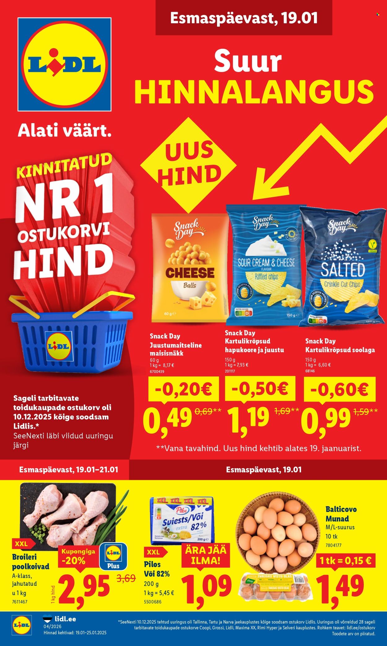 lidl - Lidl kliendileht - Kliendileht (19.01 - 25.01.2026) - page: 1
