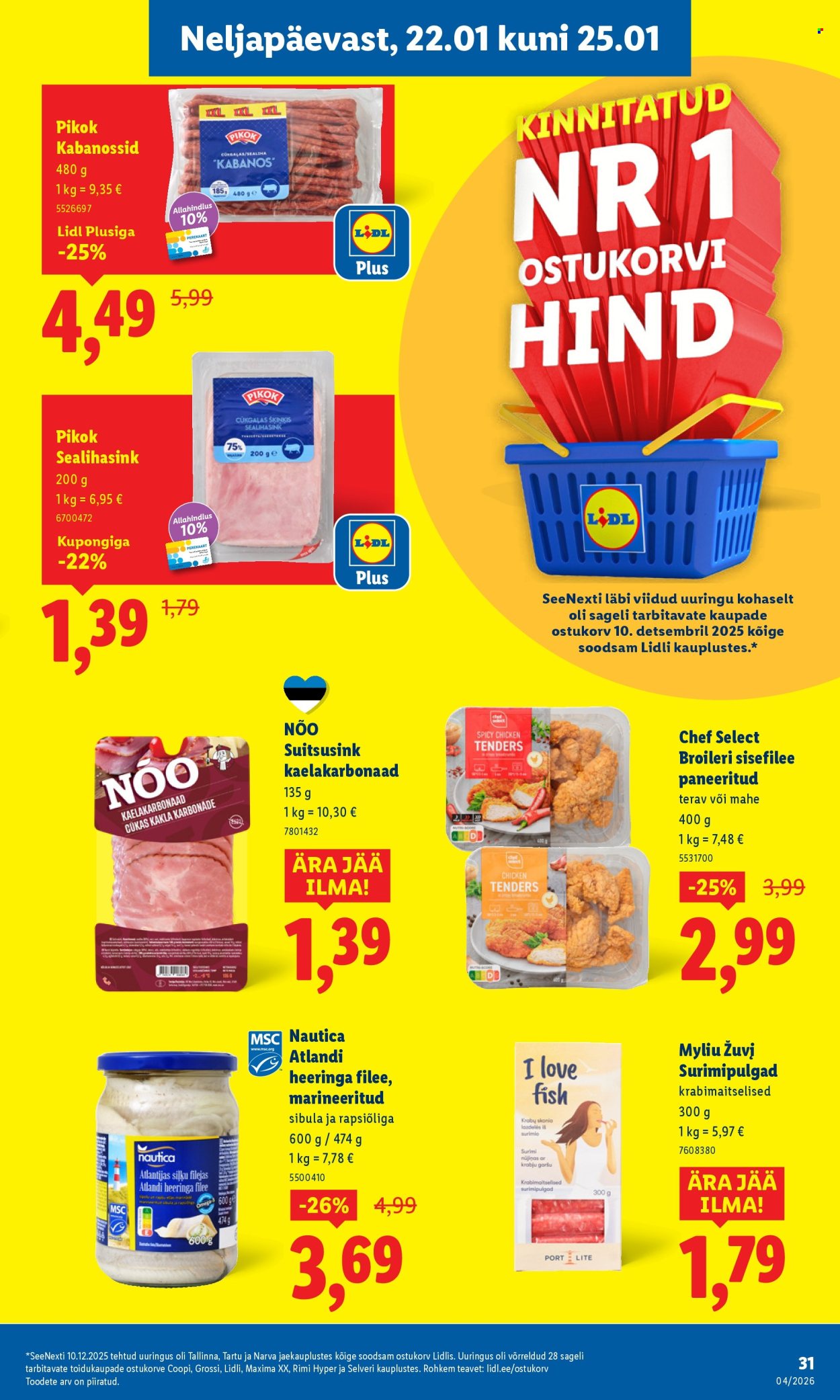 lidl - Lidl kliendileht - Kliendileht (19.01 - 25.01.2026) - page: 31